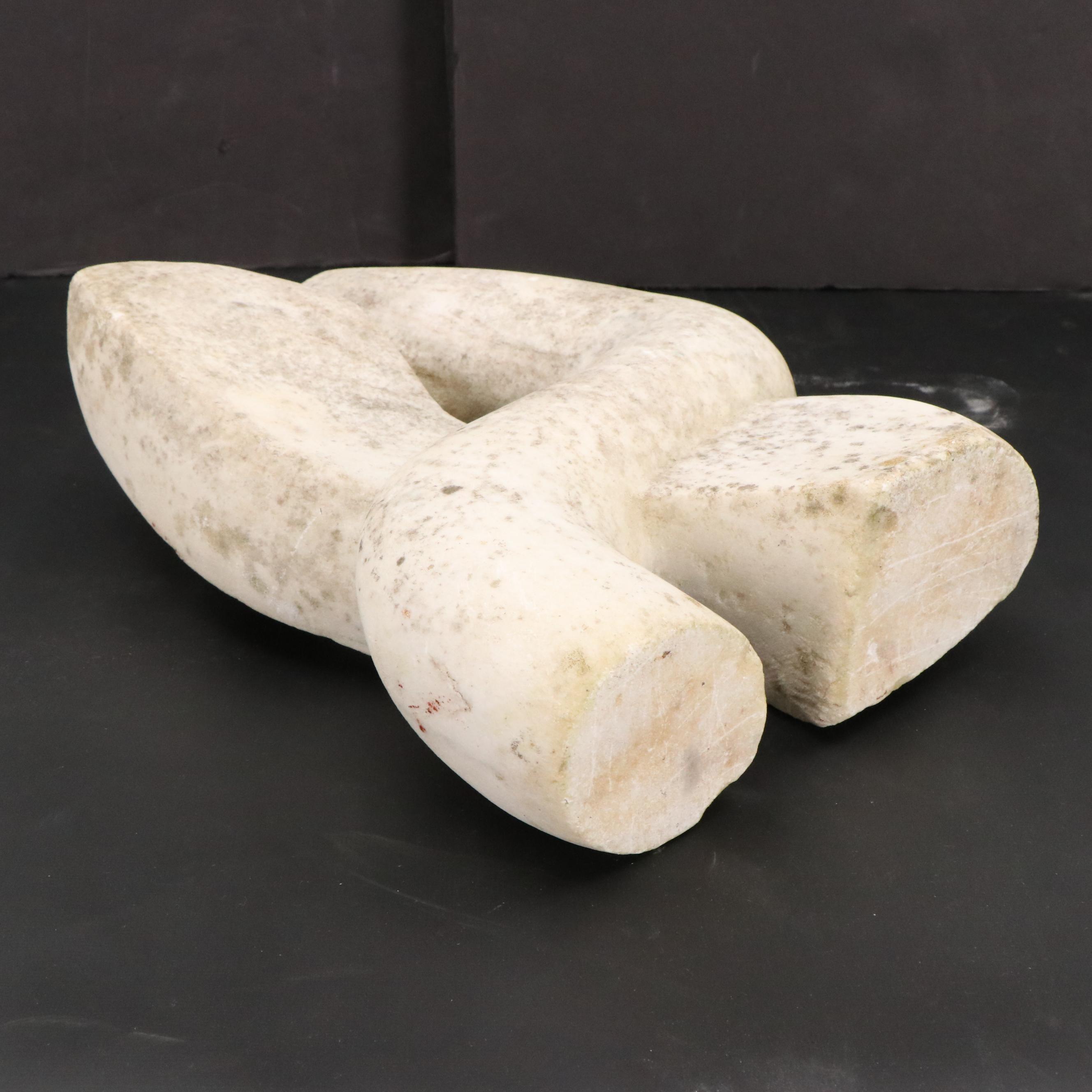 Abstract Carved Stone Sculpture