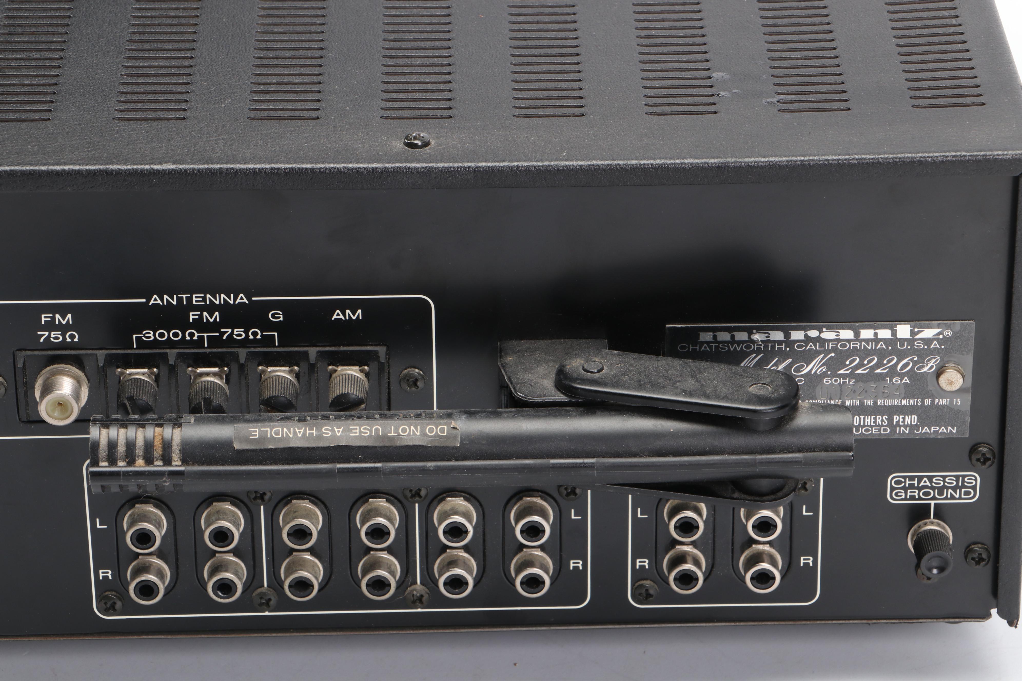 Marantz Model 2226B Stereophonic Receiver, Late 20th Century