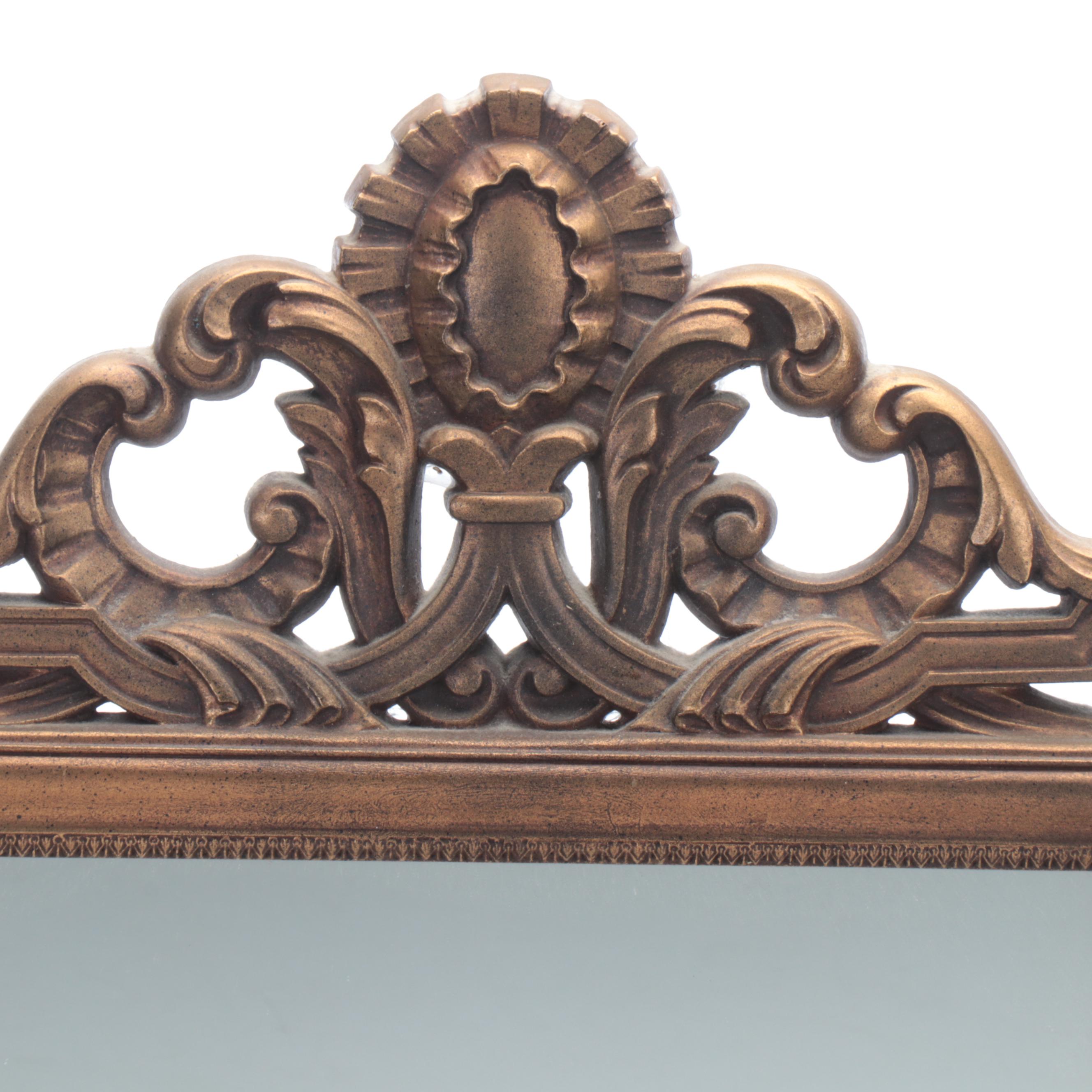 Illinois Moulding Co. Ornate Wall Mirror