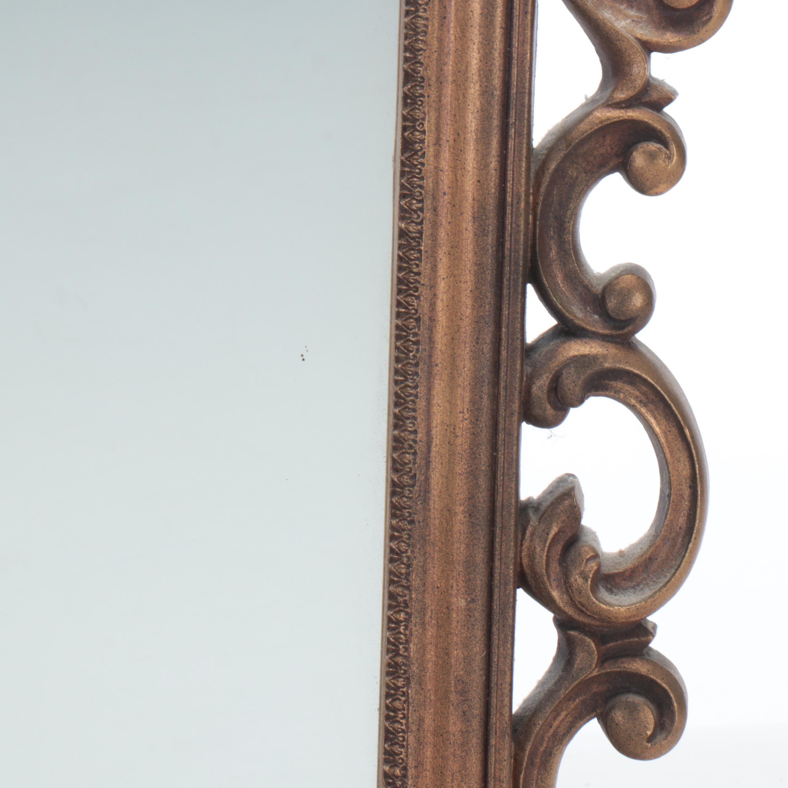 Illinois Moulding Co. Ornate Wall Mirror