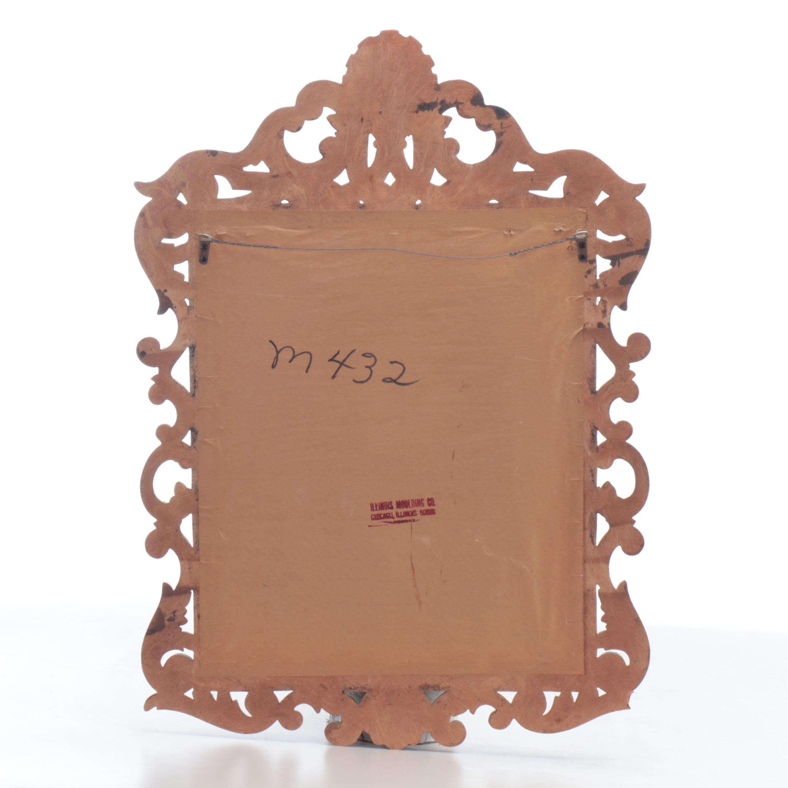 Illinois Moulding Co. Ornate Wall Mirror
