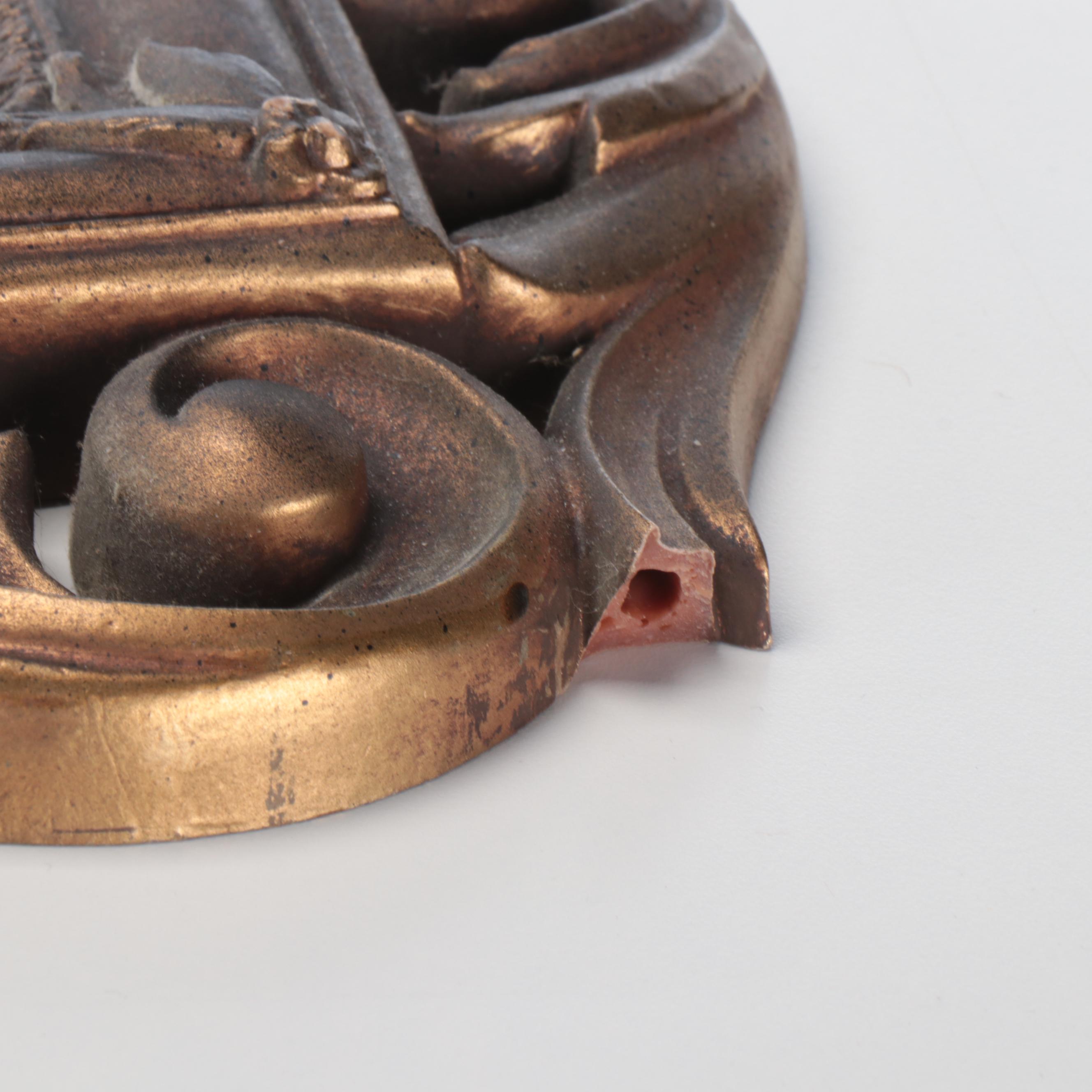 Illinois Moulding Co. Ornate Wall Mirror