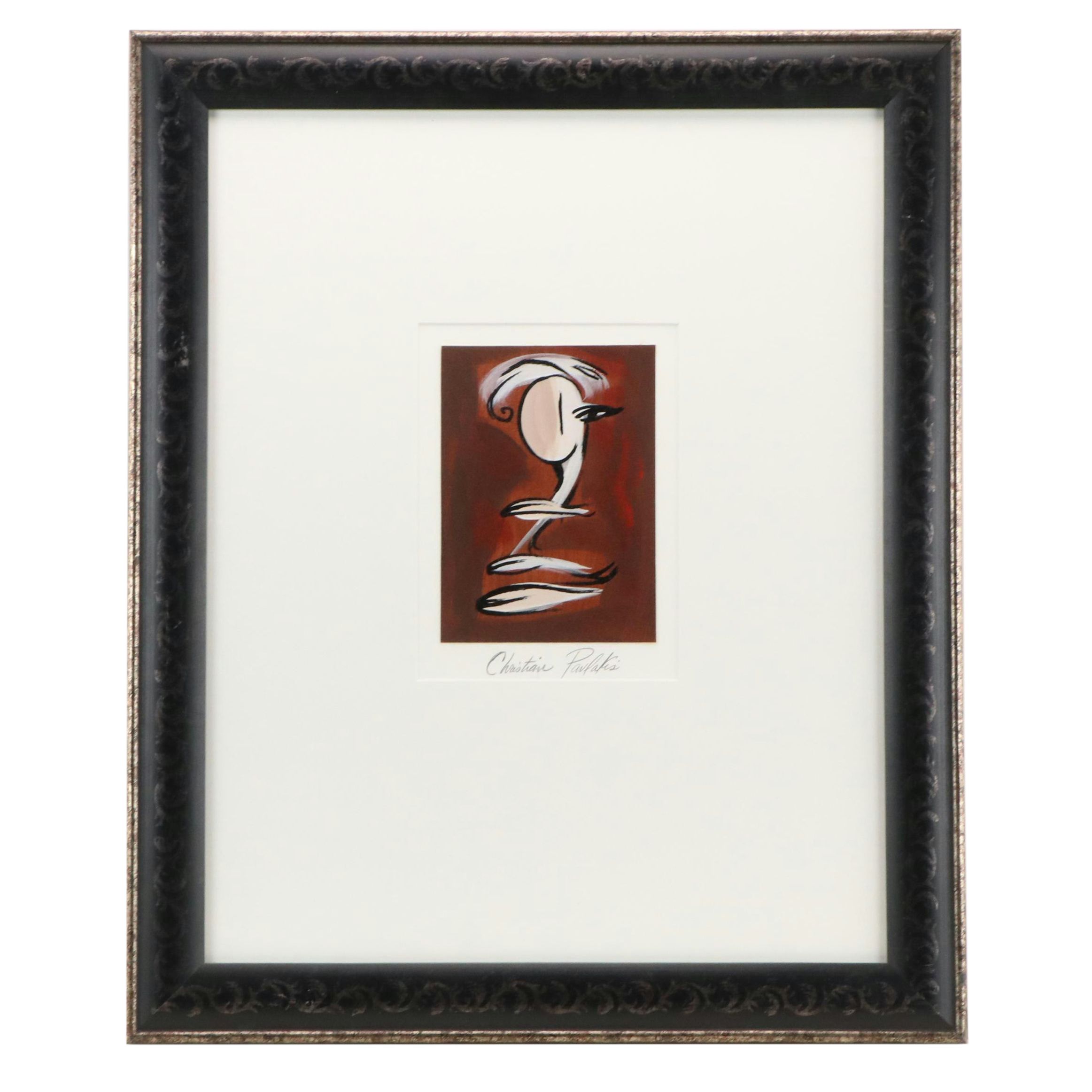 Christian Pavlakis Abstract Portrait Painting