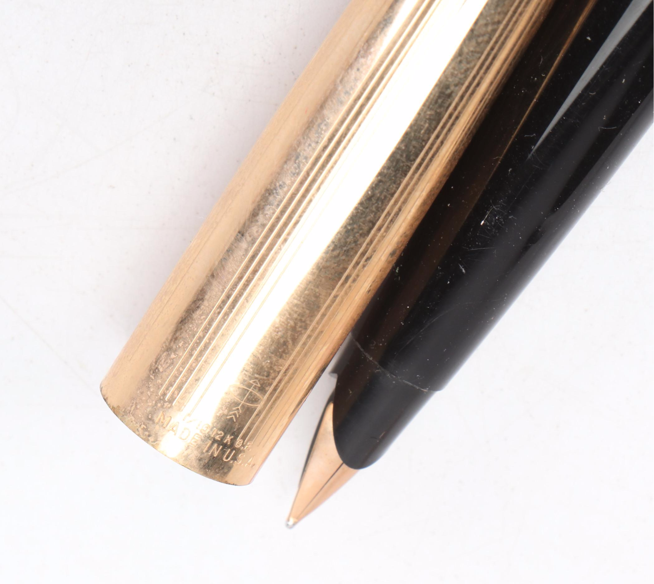 English "Swan" Self-Filler Fountain Pen with Parker and Waterman Fountain Pens