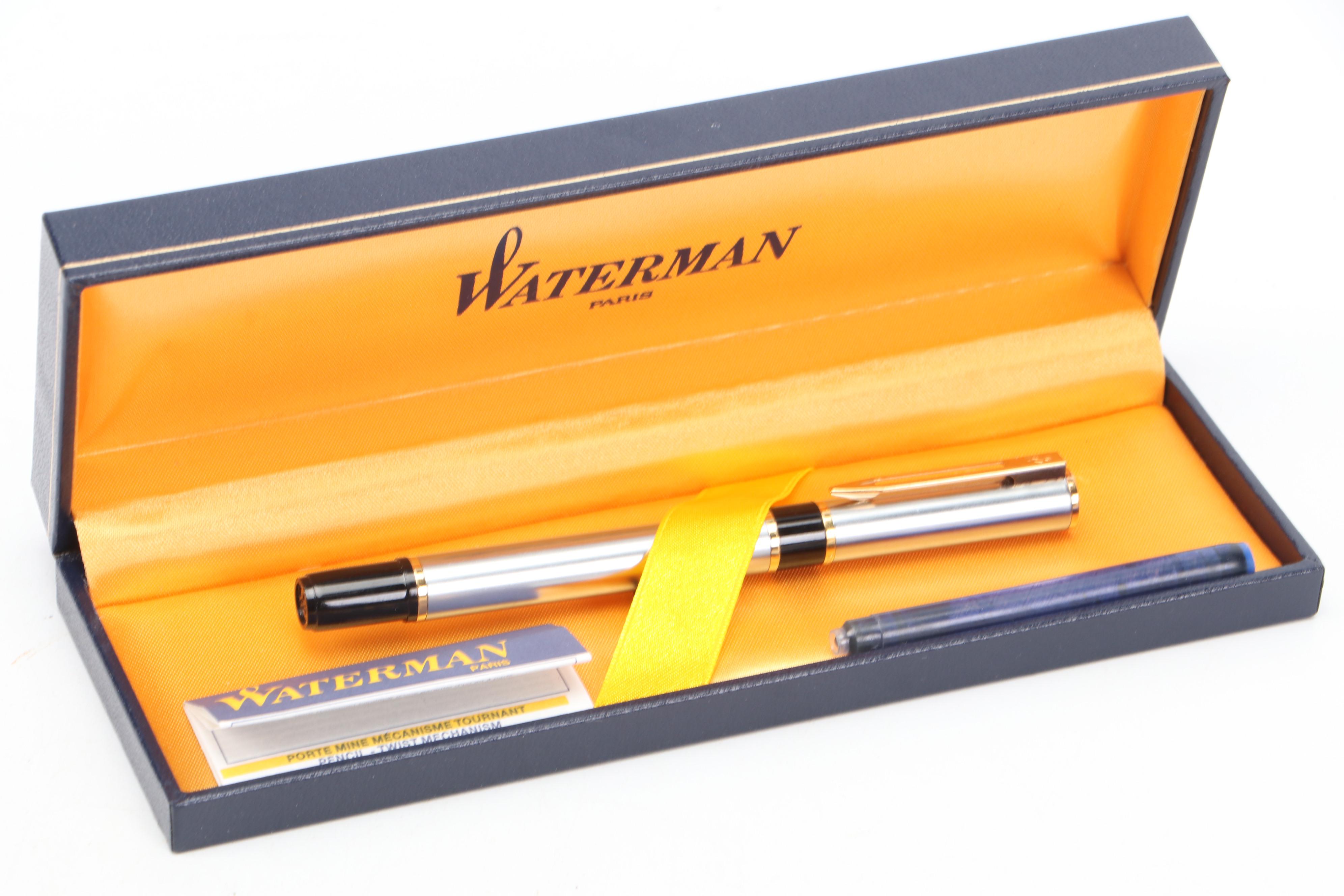 English "Swan" Self-Filler Fountain Pen with Parker and Waterman Fountain Pens