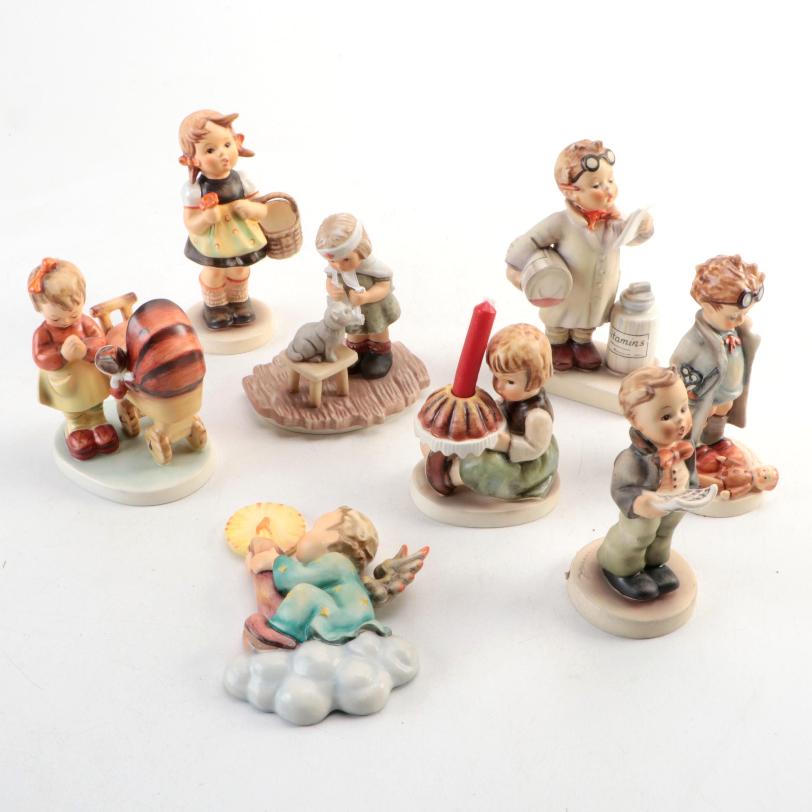 Goebel "Little Pharmacist," "Doll Mother" and More Porcelain Hummel Figurines