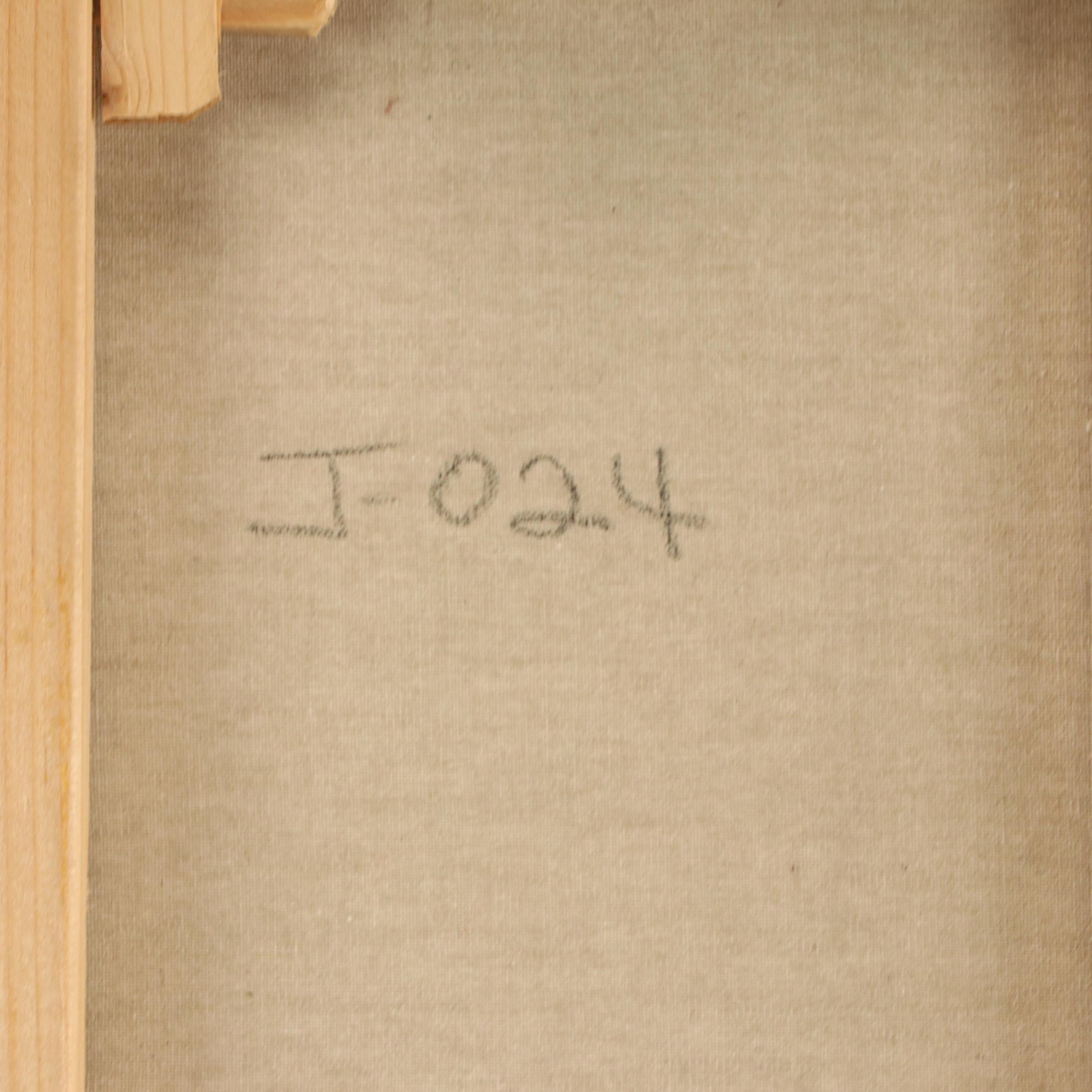 Lucia Satro Portrait Oil Painting of Semi-Nude Woman