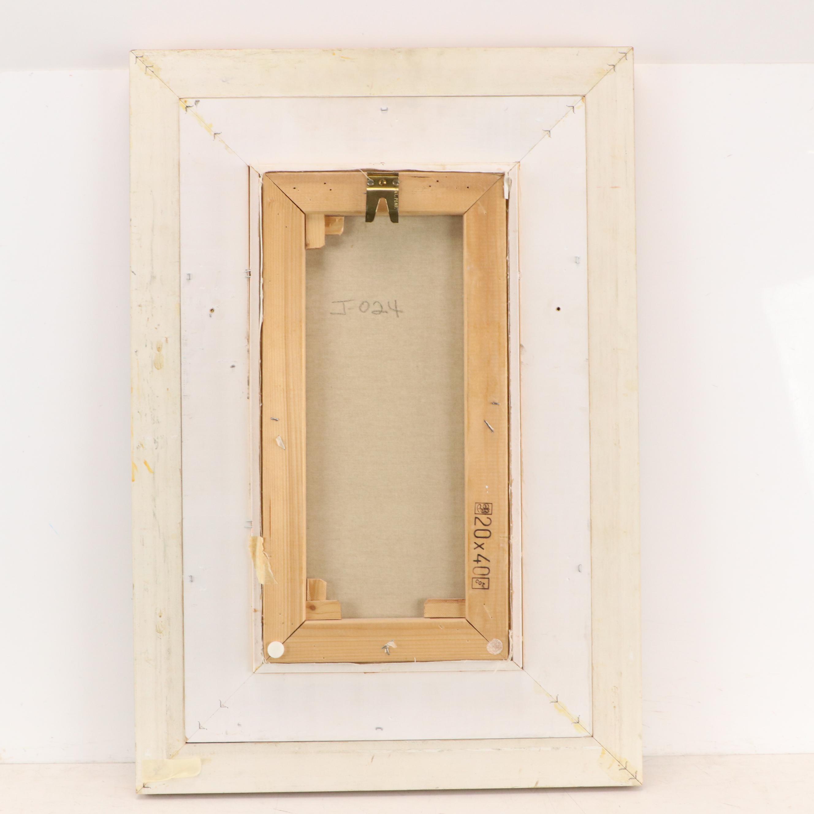 Lucia Satro Portrait Oil Painting of Semi-Nude Woman