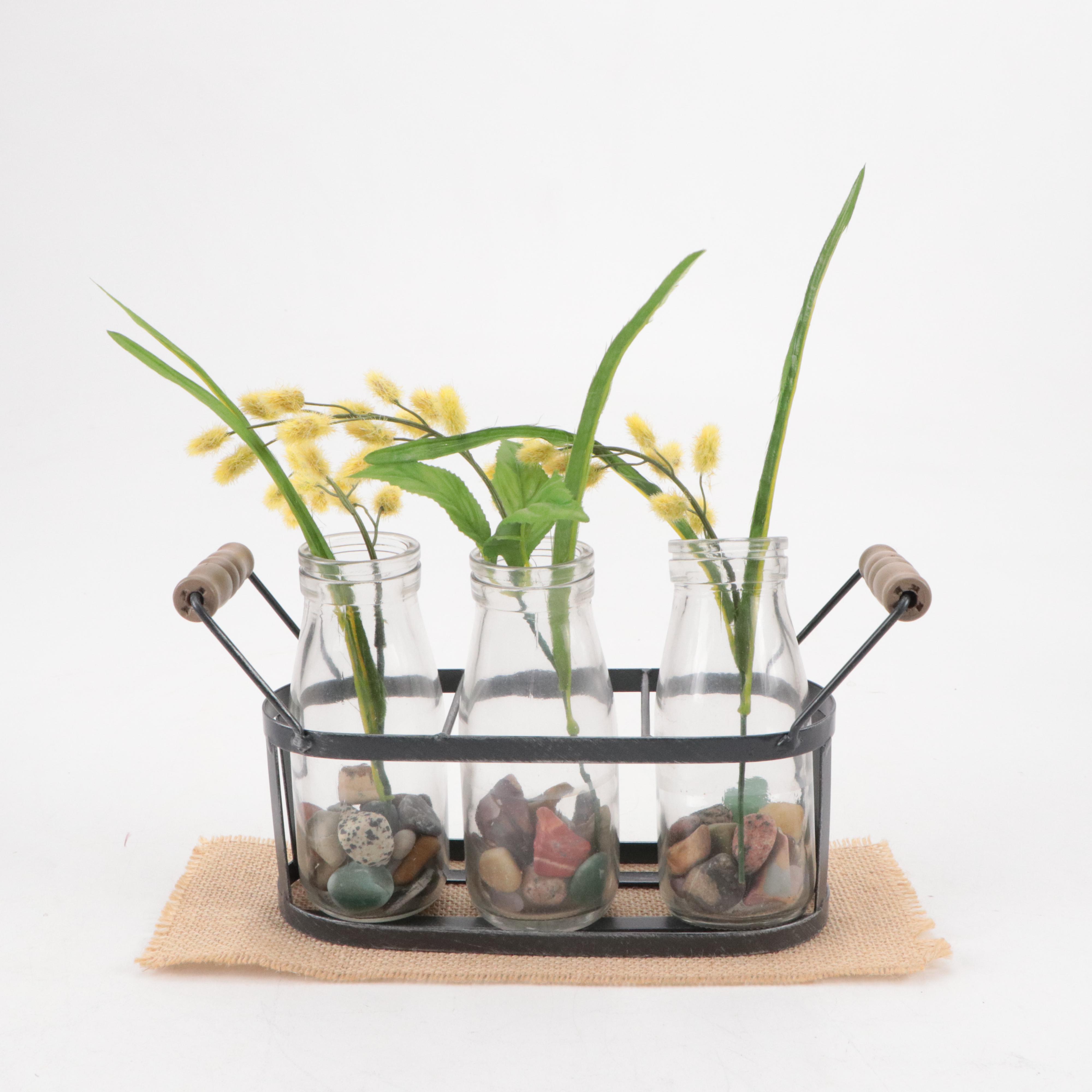 Pottery Barn Cheese Knives with Wooden Tray and Other Spring-Themed Décor