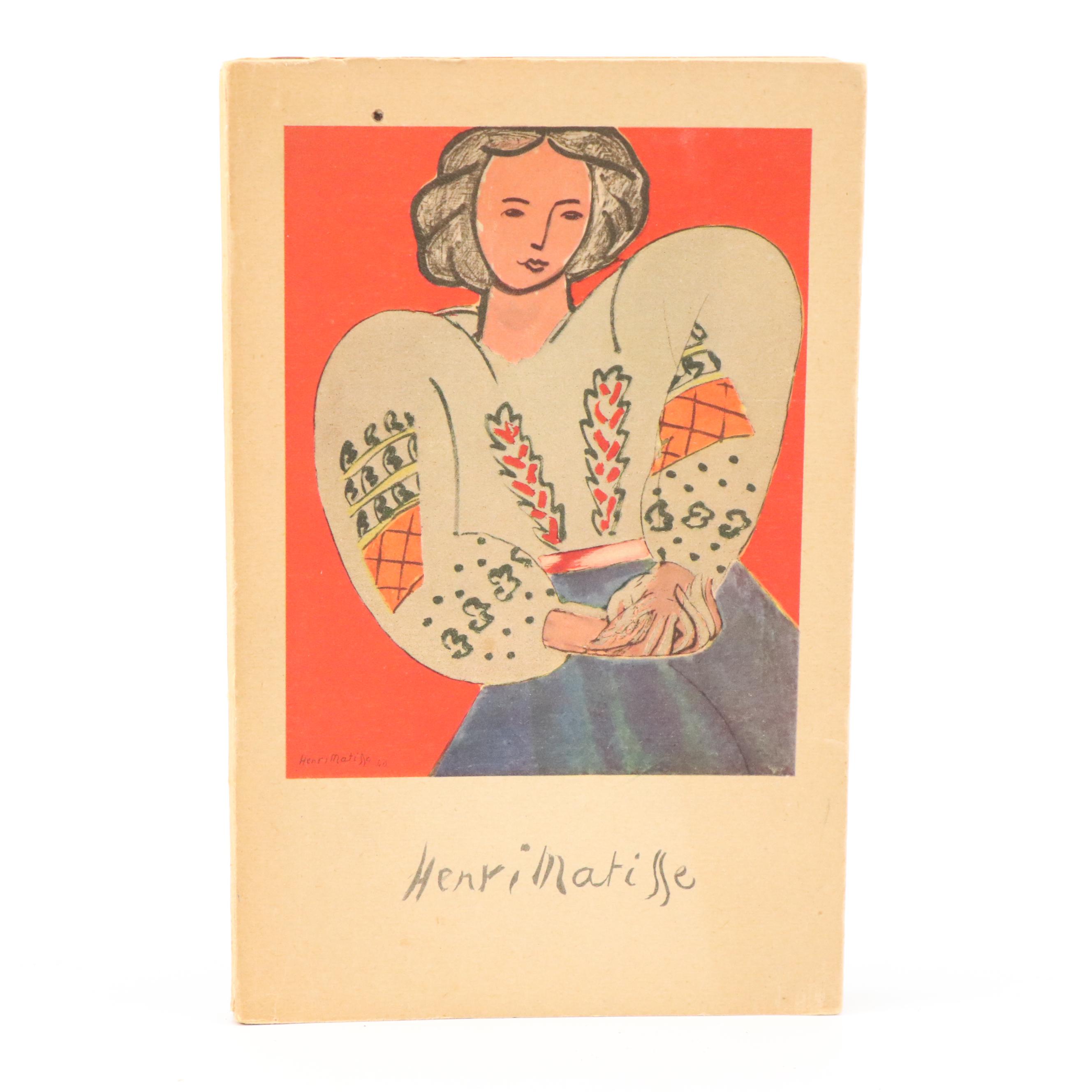 Fourth Edition "Henri Matisse" by André Lejard and More Art Books and Catalogs