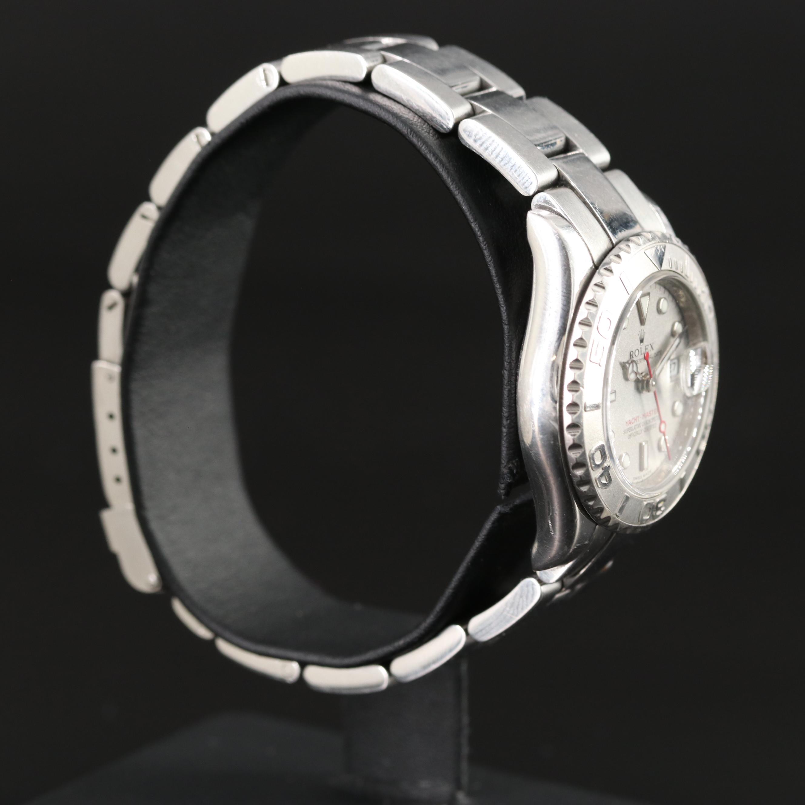 2006 Rolex Yacht-Master Date Stainless Steel Platinum Watch