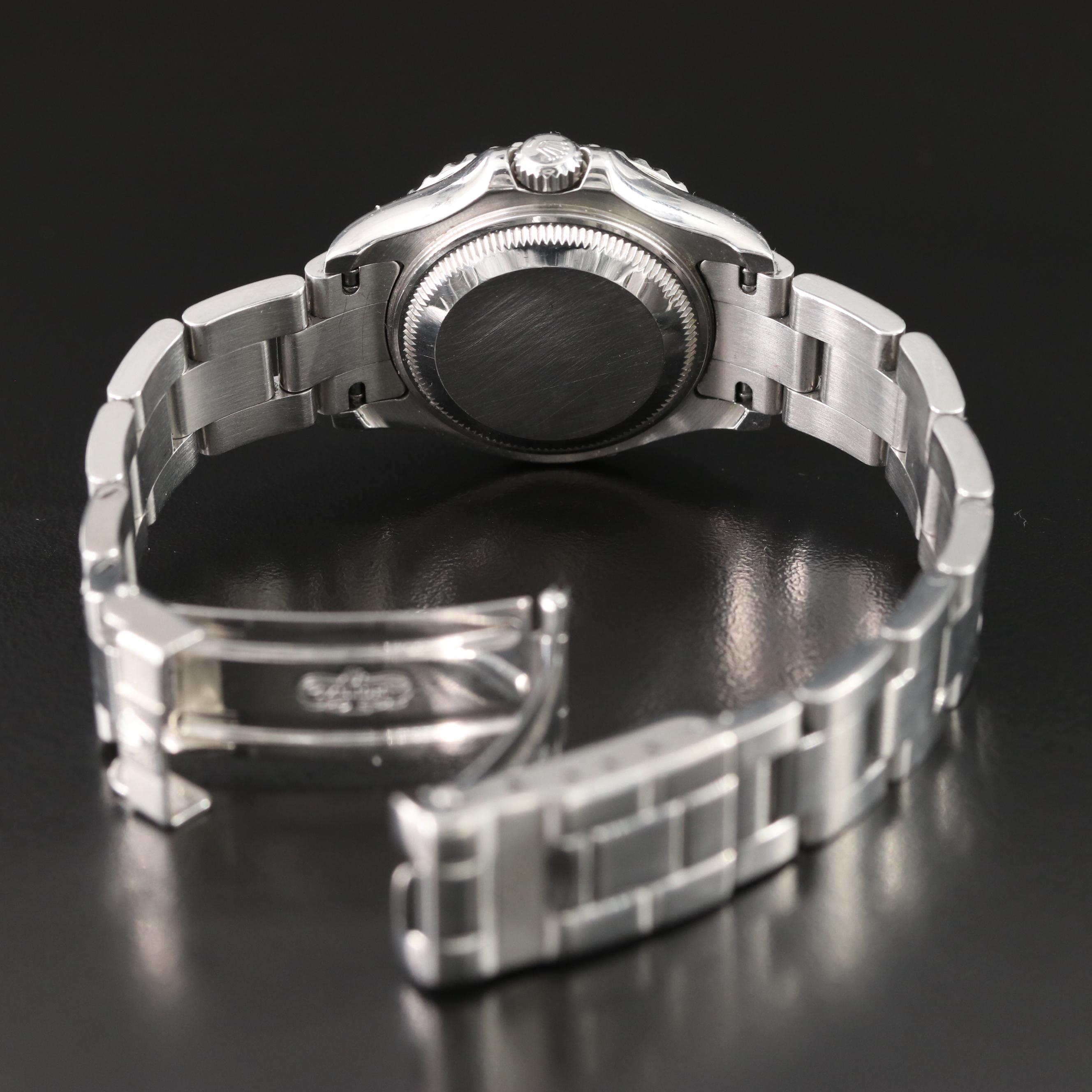 2006 Rolex Yacht-Master Date Stainless Steel Platinum Watch