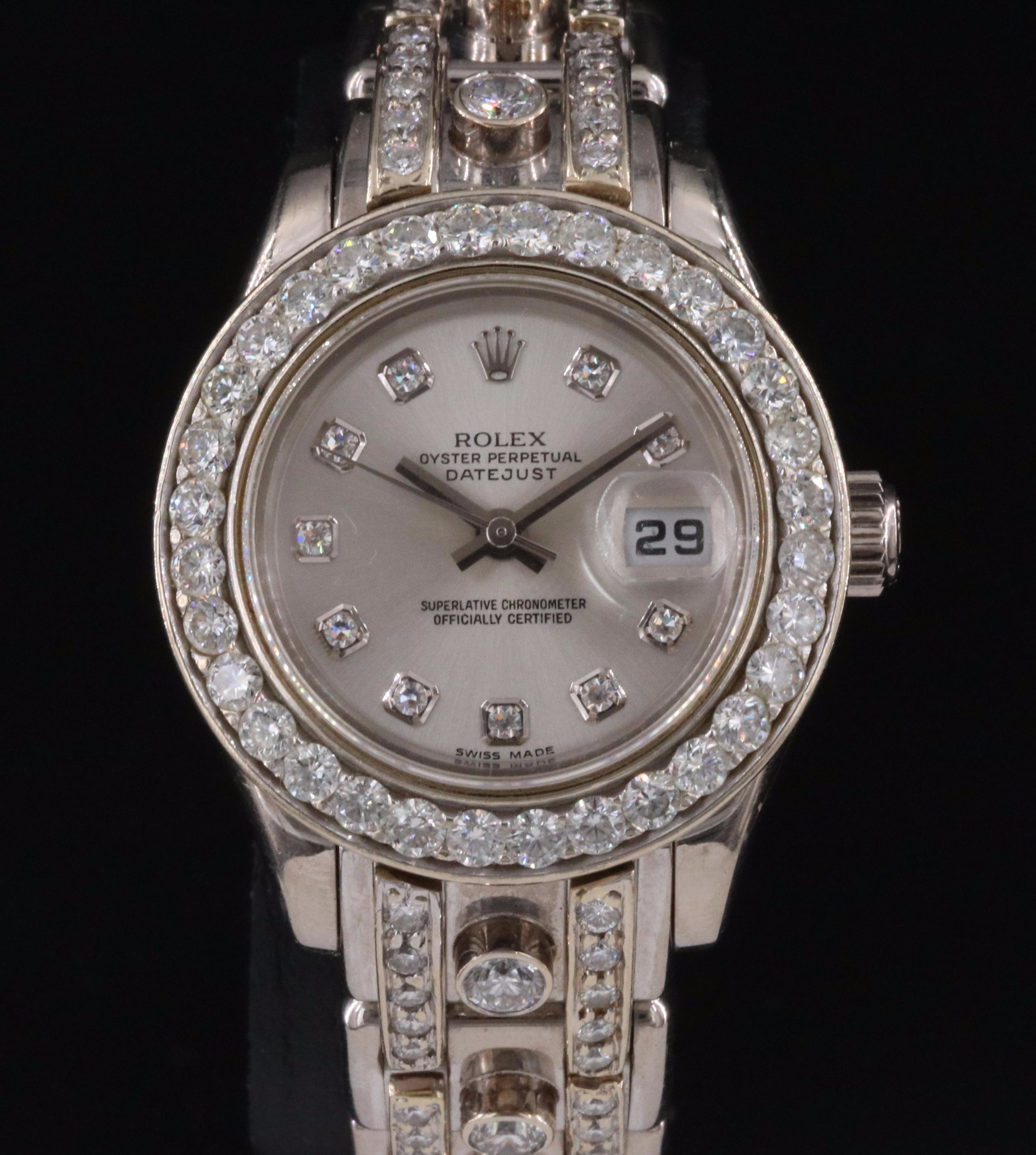 2001 Rolex Pearlmaster 6.29 CTW Diamond Watch