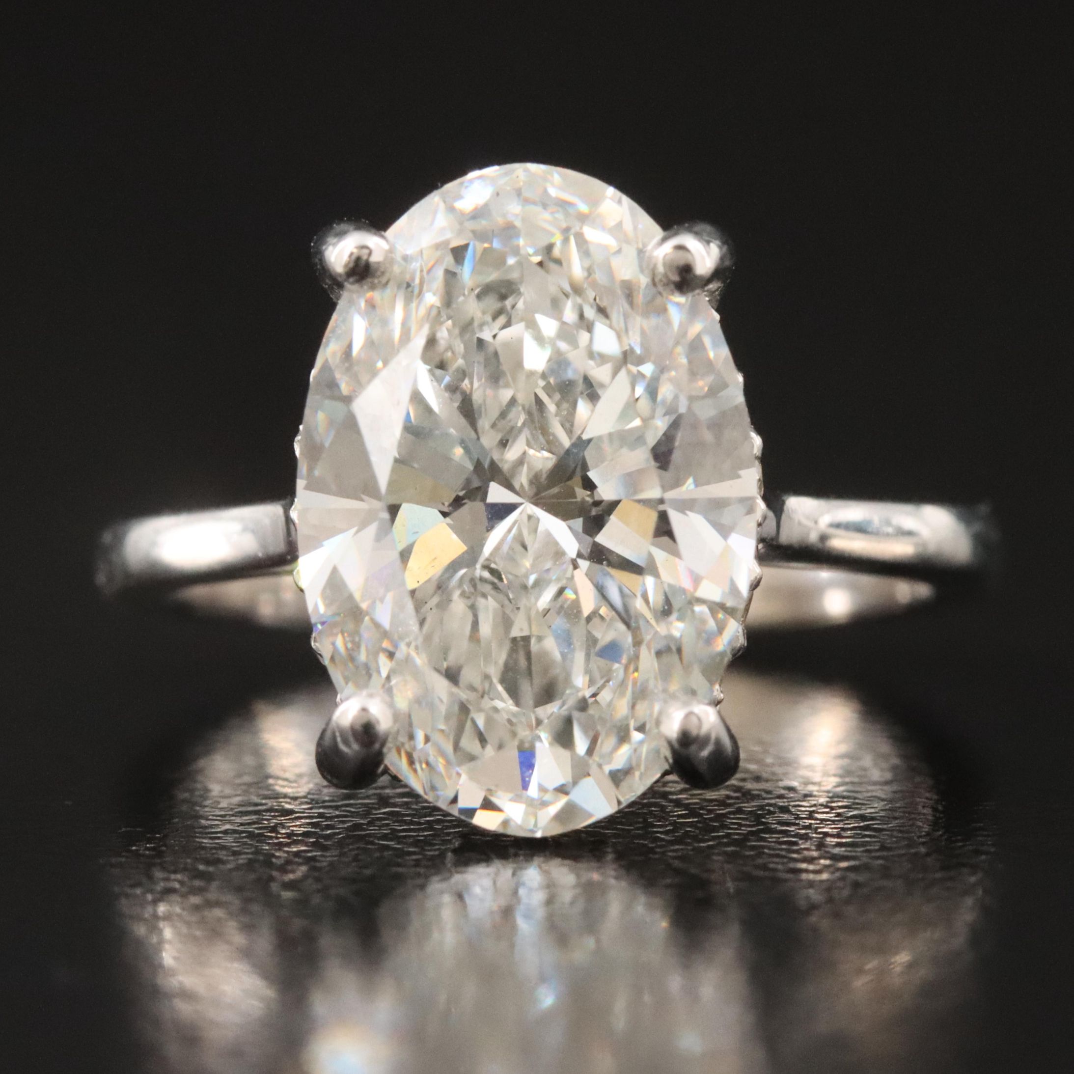 14K 5.49 CTW Lab Grown Diamond Ring with IGI Report