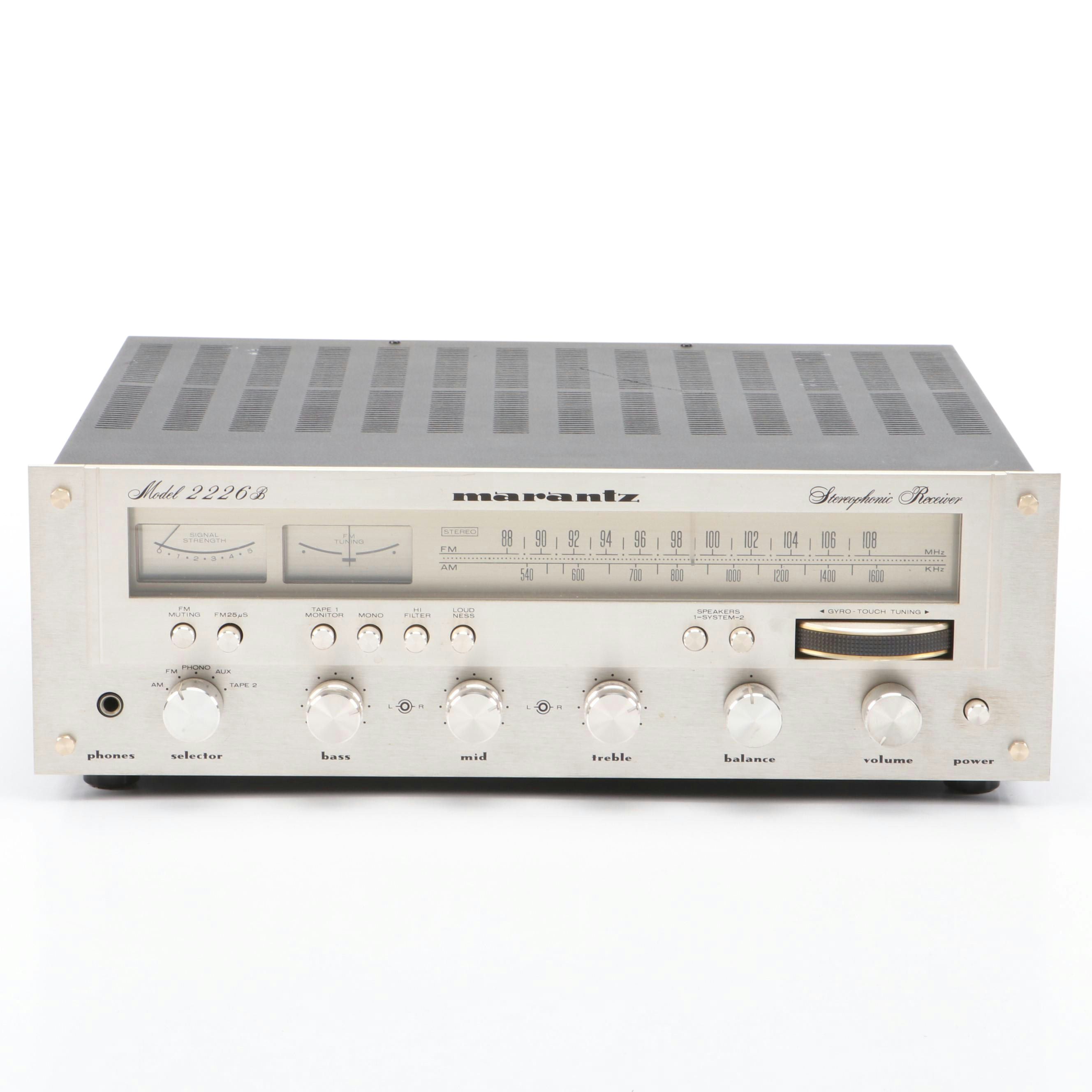 Marantz Model 2226B Stereophonic Receiver, Late 20th Century