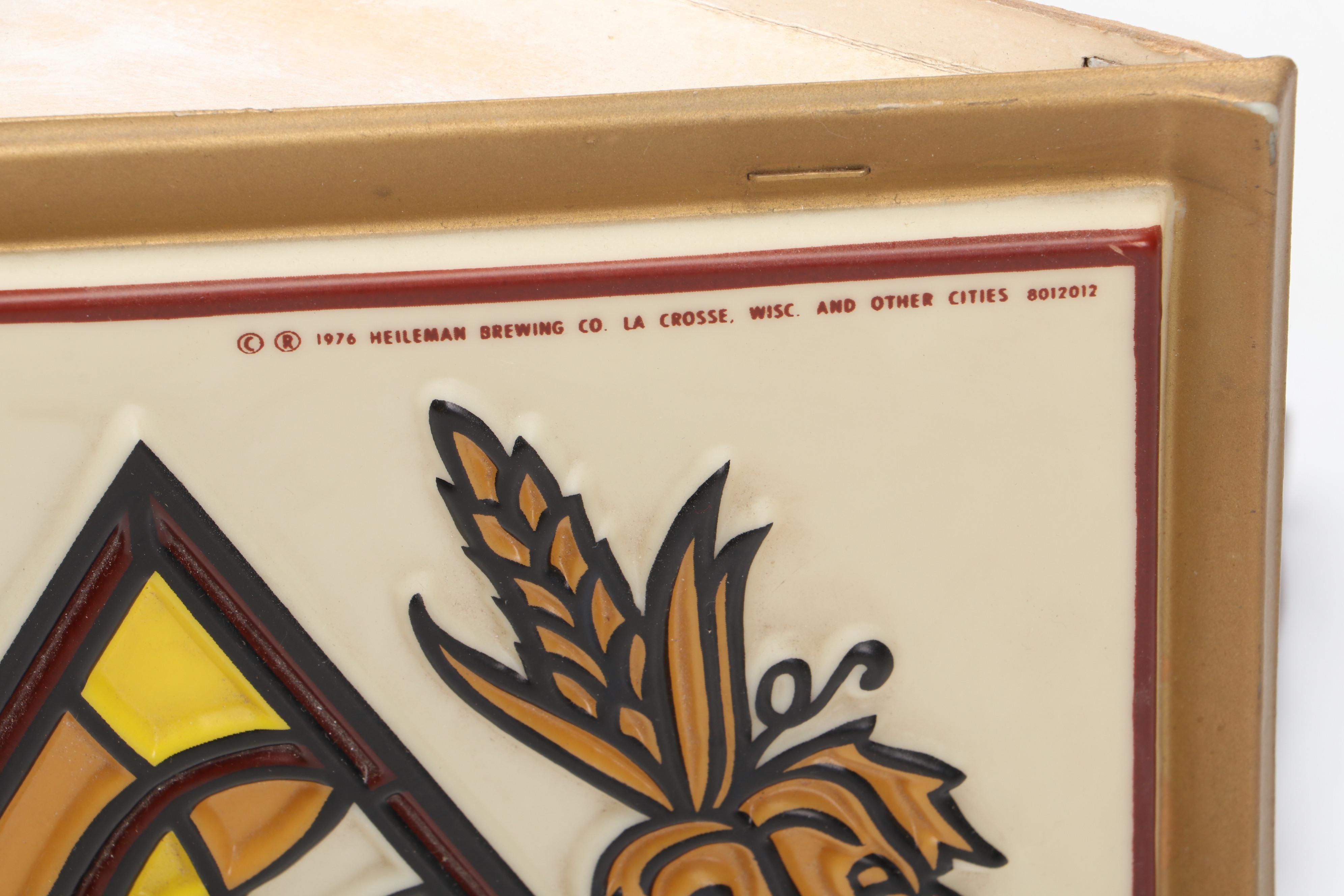 Blatz Beer Illuminated Advertising Sign, 1976