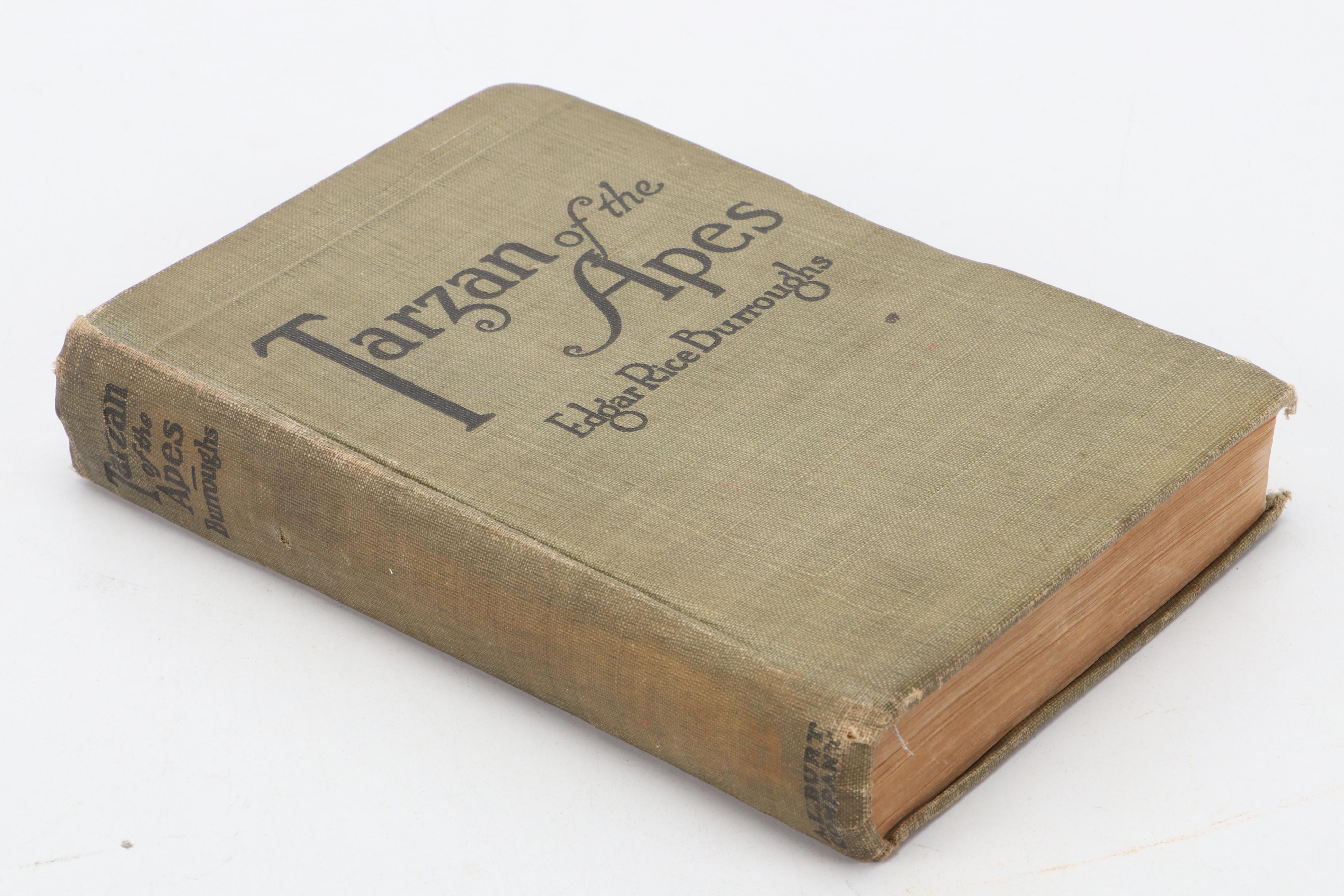 "Tarzan of the Apes" by Edgar Rice Burroughs, Circa 1918