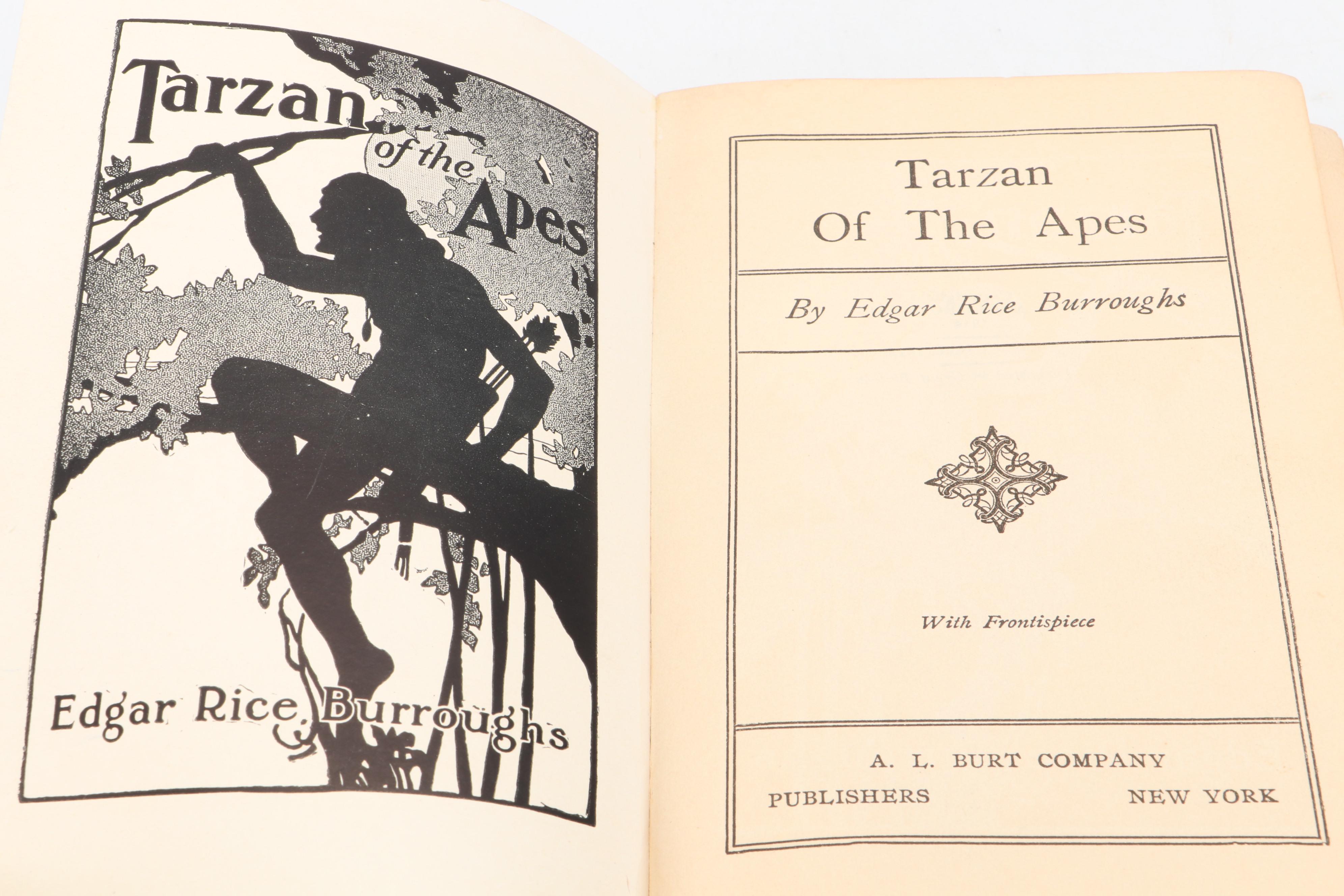 "Tarzan of the Apes" by Edgar Rice Burroughs, Circa 1918