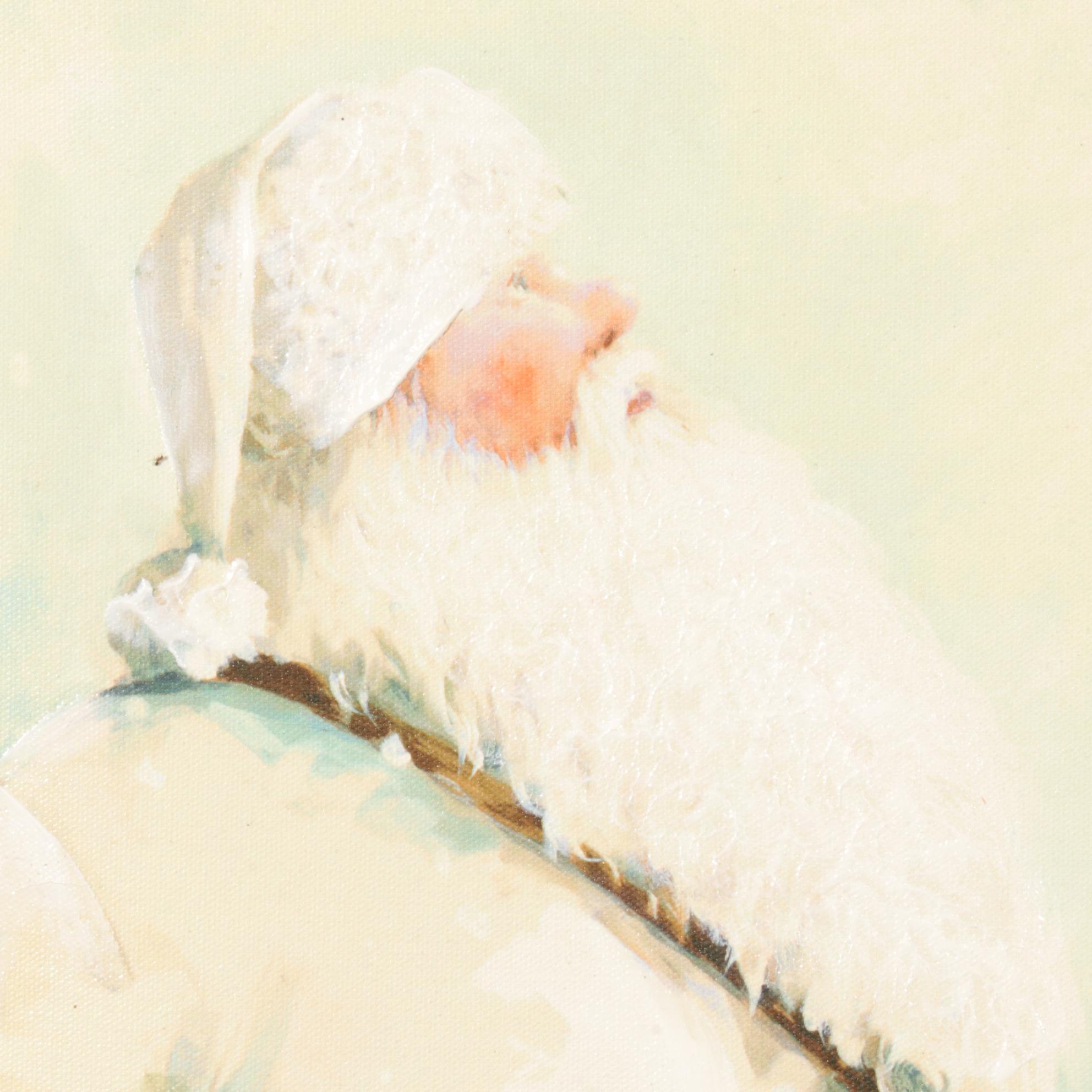 Embellished Giclée After Fabrice de Villeneuve "St. Nicholas," 21st Century