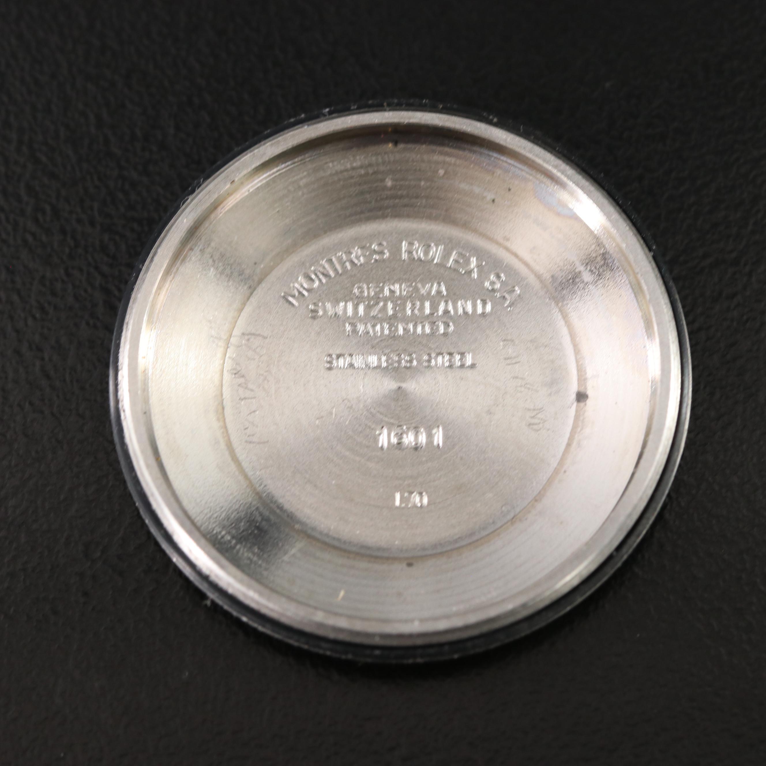 1970 Rolex Pie Pan Dial Datejust Watch