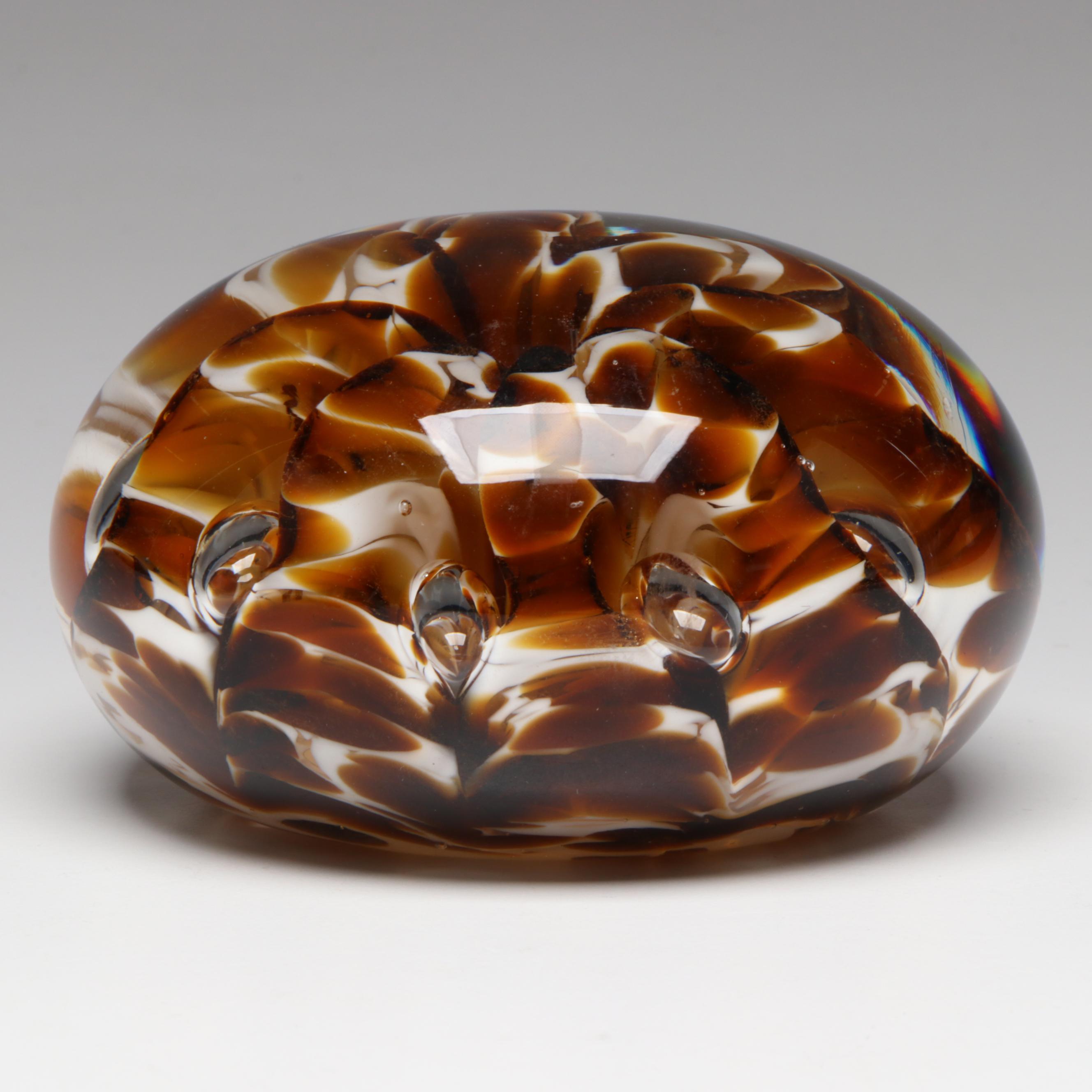 St. Clair and Bart Zimmerman Blown Art Glass Paperweights