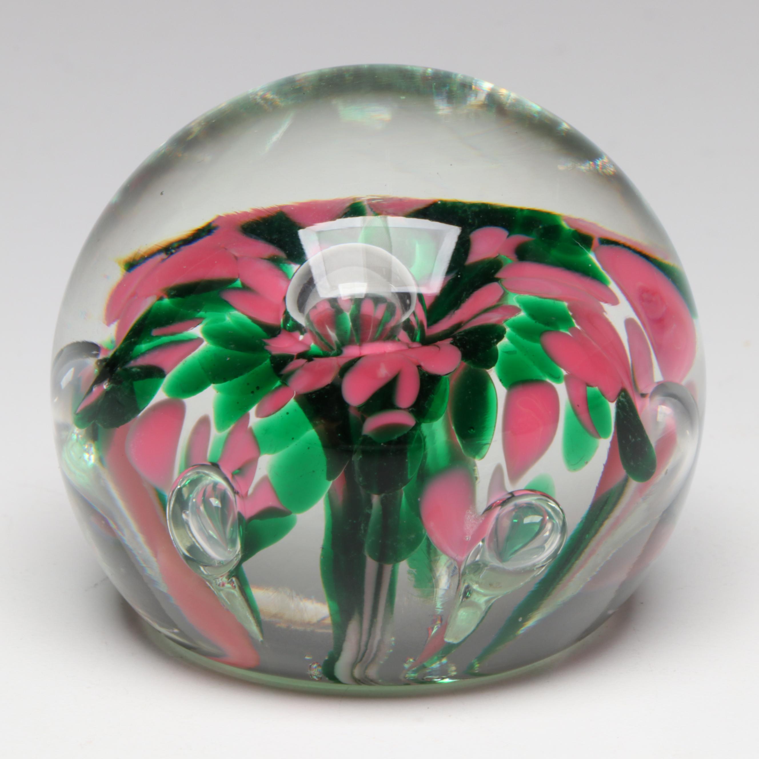 St. Clair and Bart Zimmerman Blown Art Glass Paperweights
