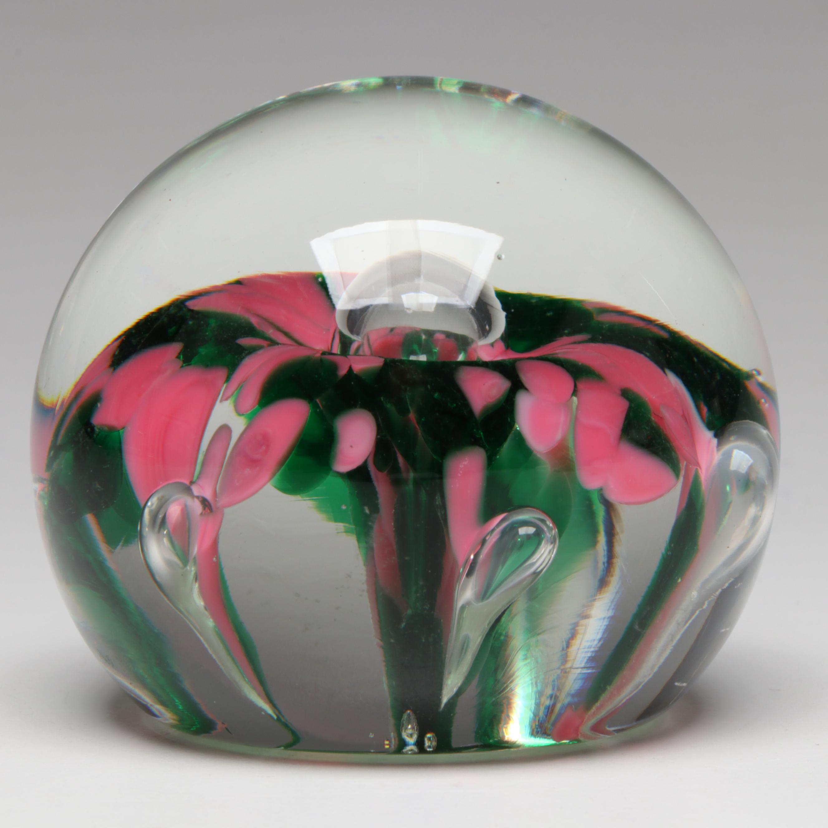 St. Clair and Bart Zimmerman Blown Art Glass Paperweights