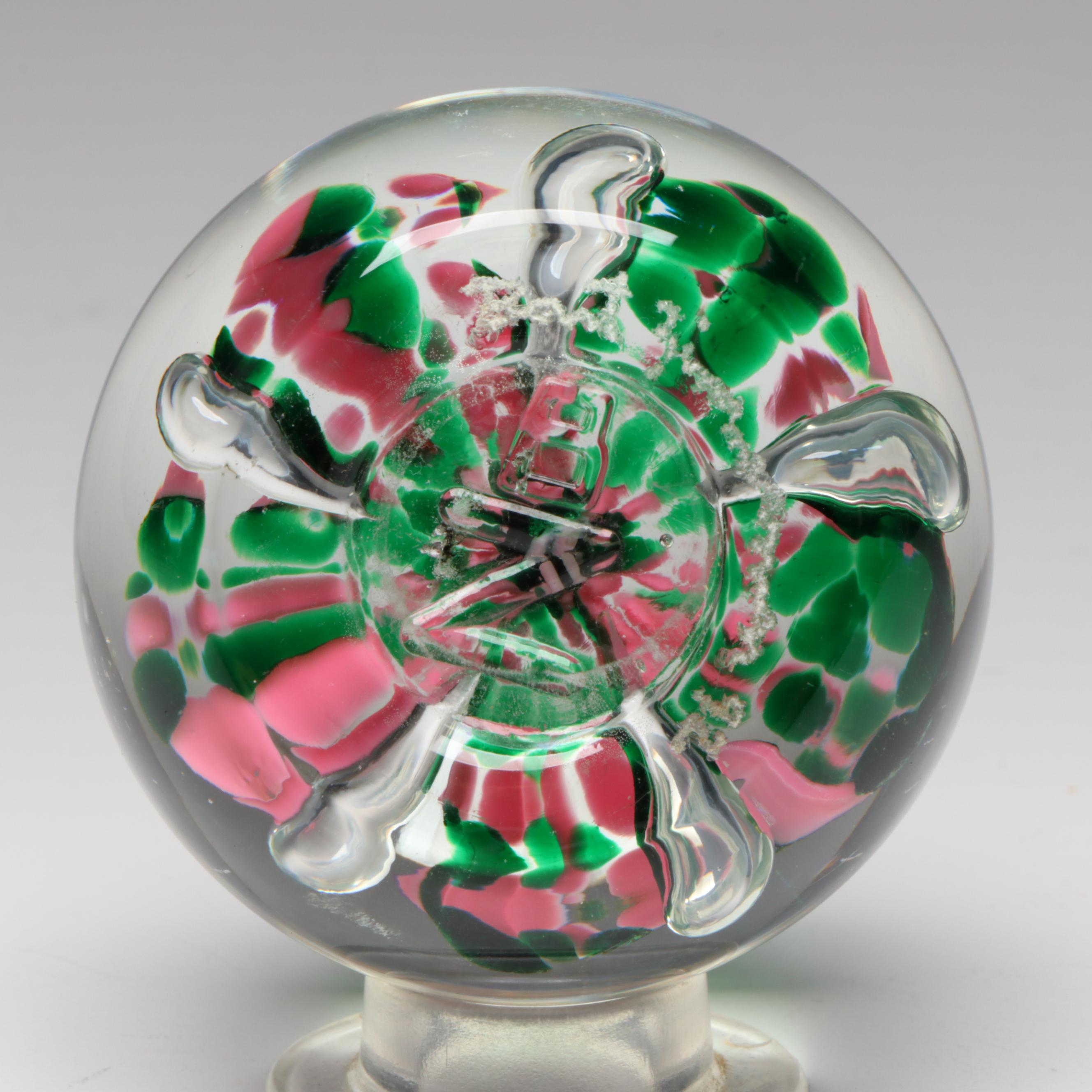 St. Clair and Bart Zimmerman Blown Art Glass Paperweights