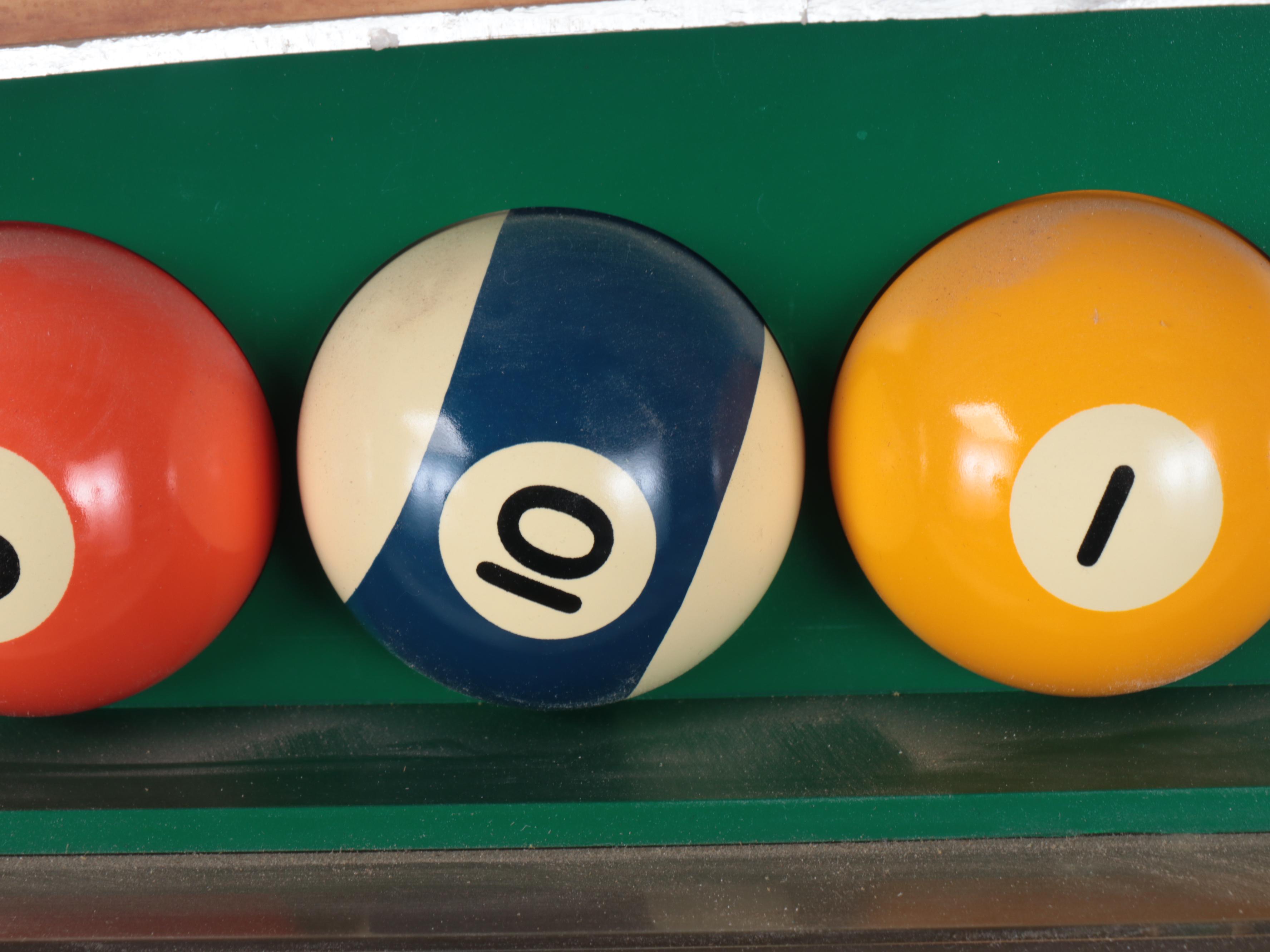 Bud Light Pool Table  Linear Pendant Light, 1980s