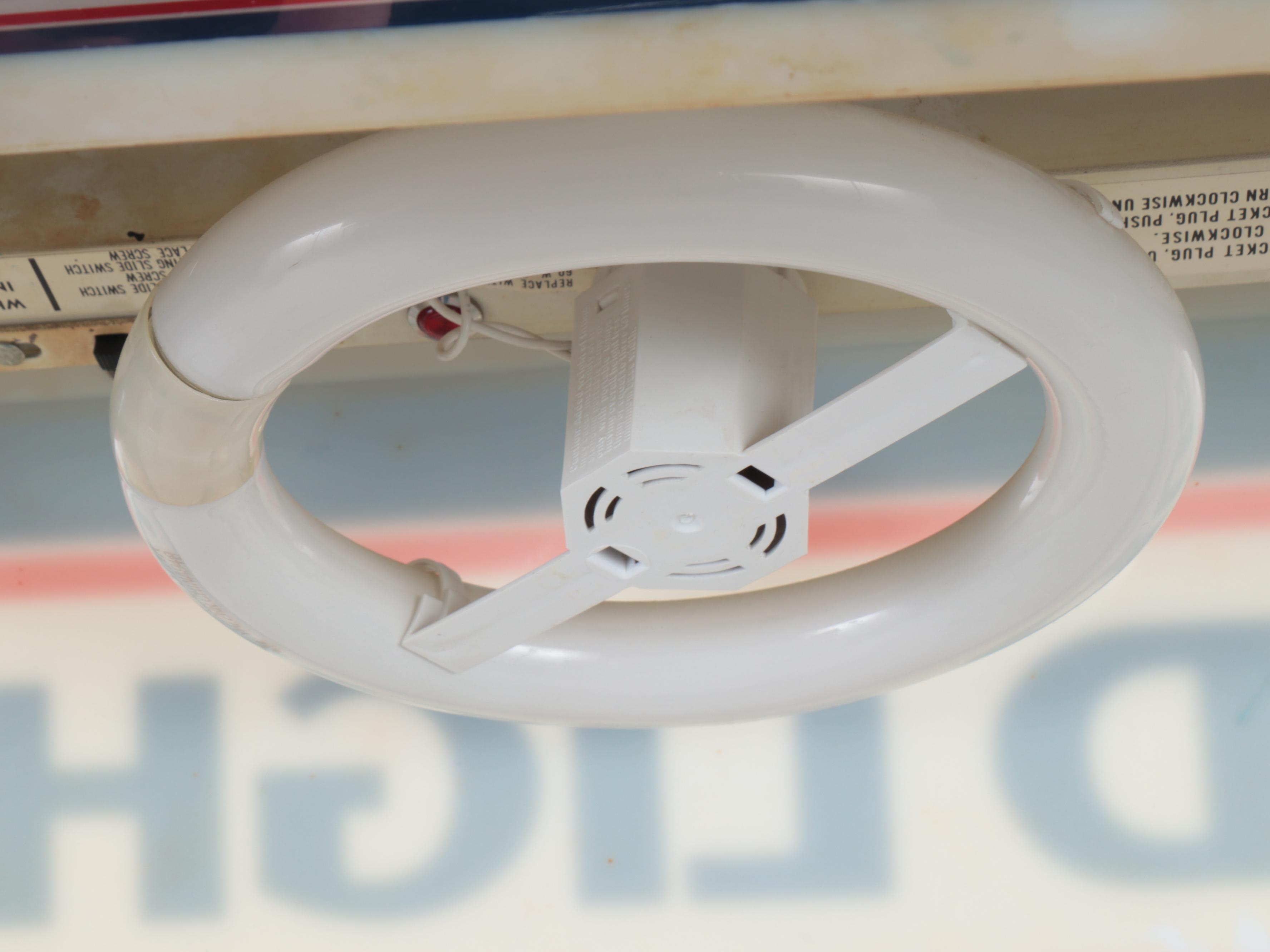 Bud Light Pool Table  Linear Pendant Light, 1980s