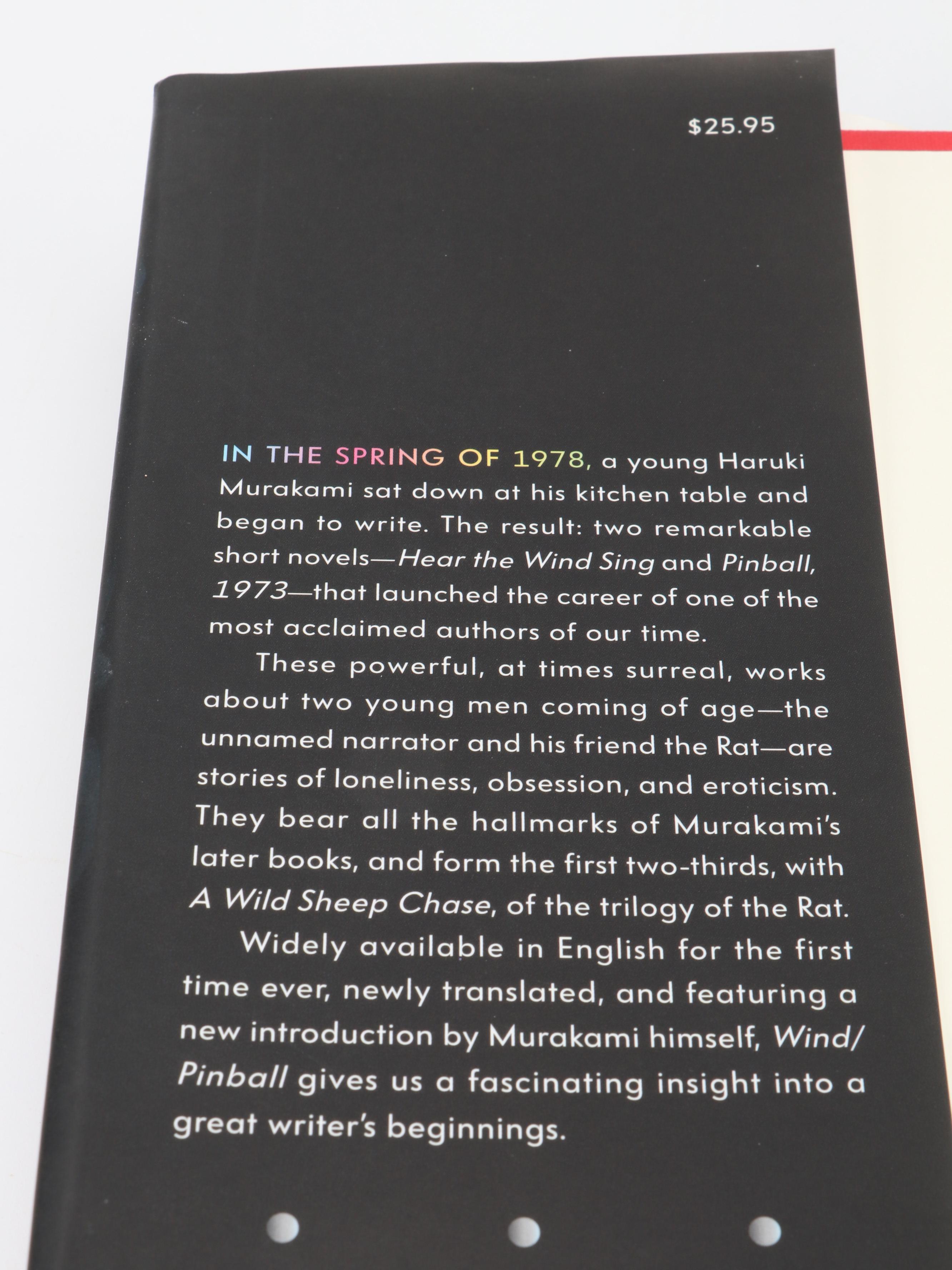 First Edition Haruki Murakami Books Including "The Wind-Up Bird Chronicle"