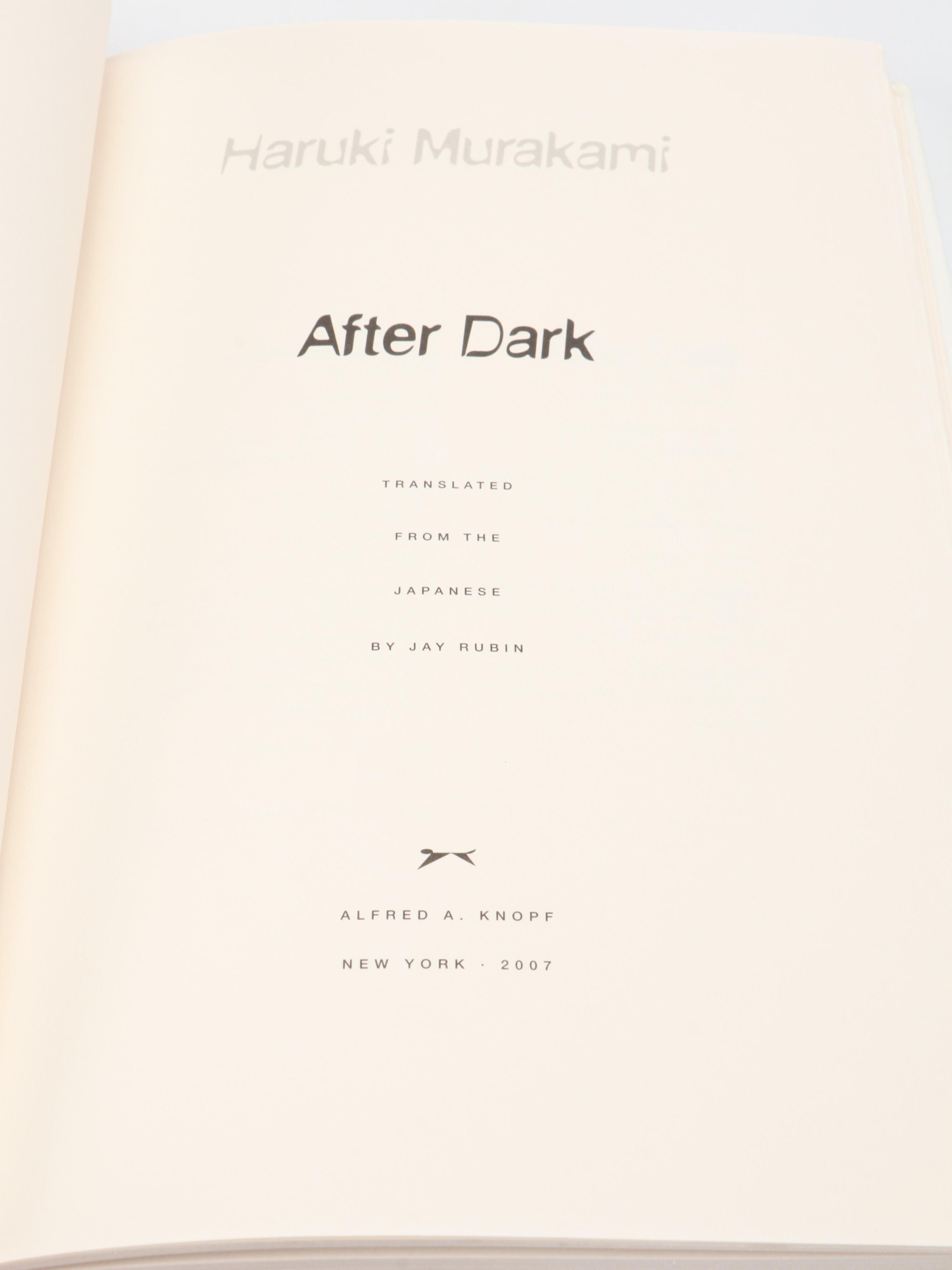 First Edition Haruki Murakami Books Including "The Wind-Up Bird Chronicle"