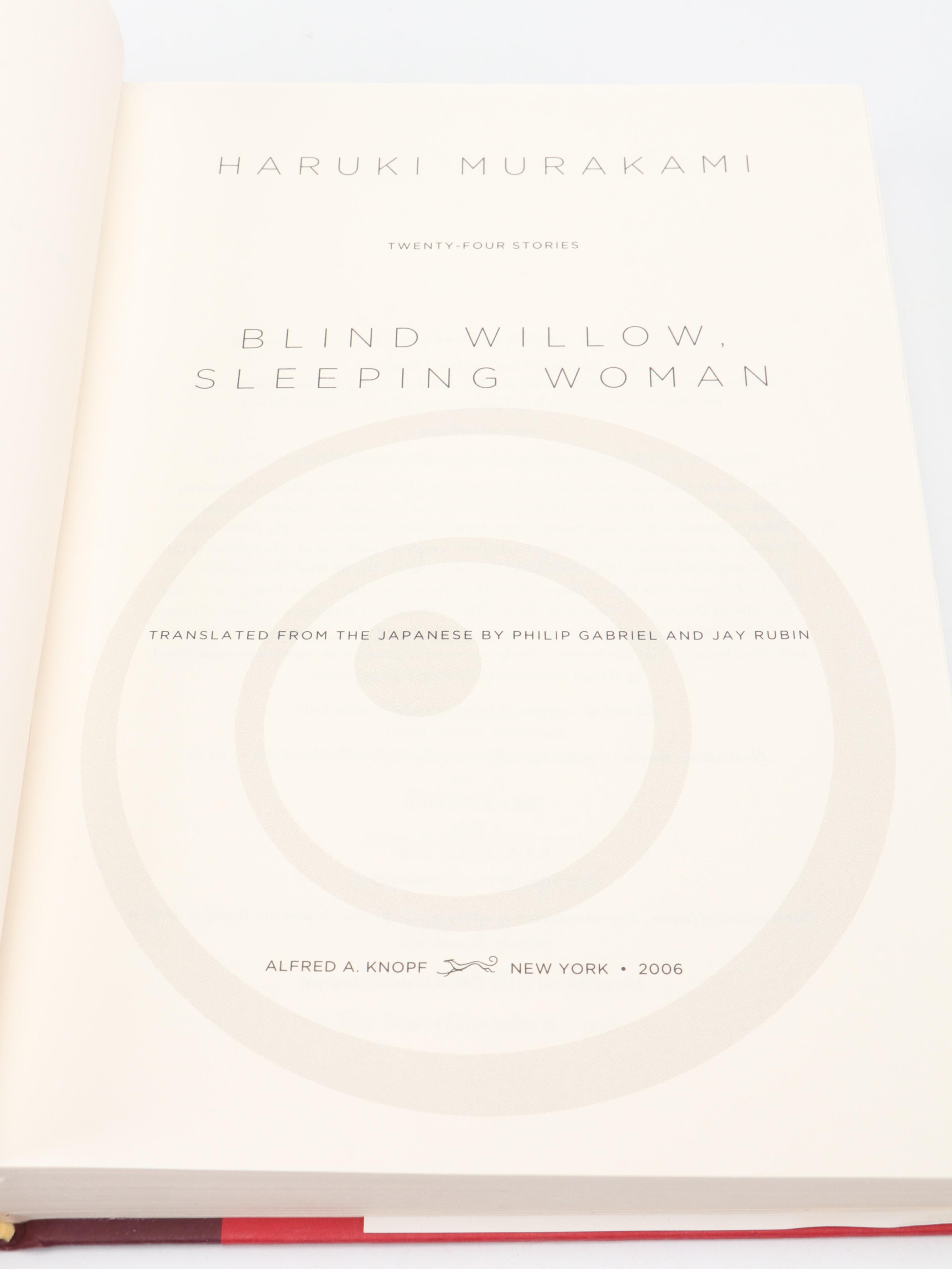 First Edition Haruki Murakami Books Including "The Wind-Up Bird Chronicle"