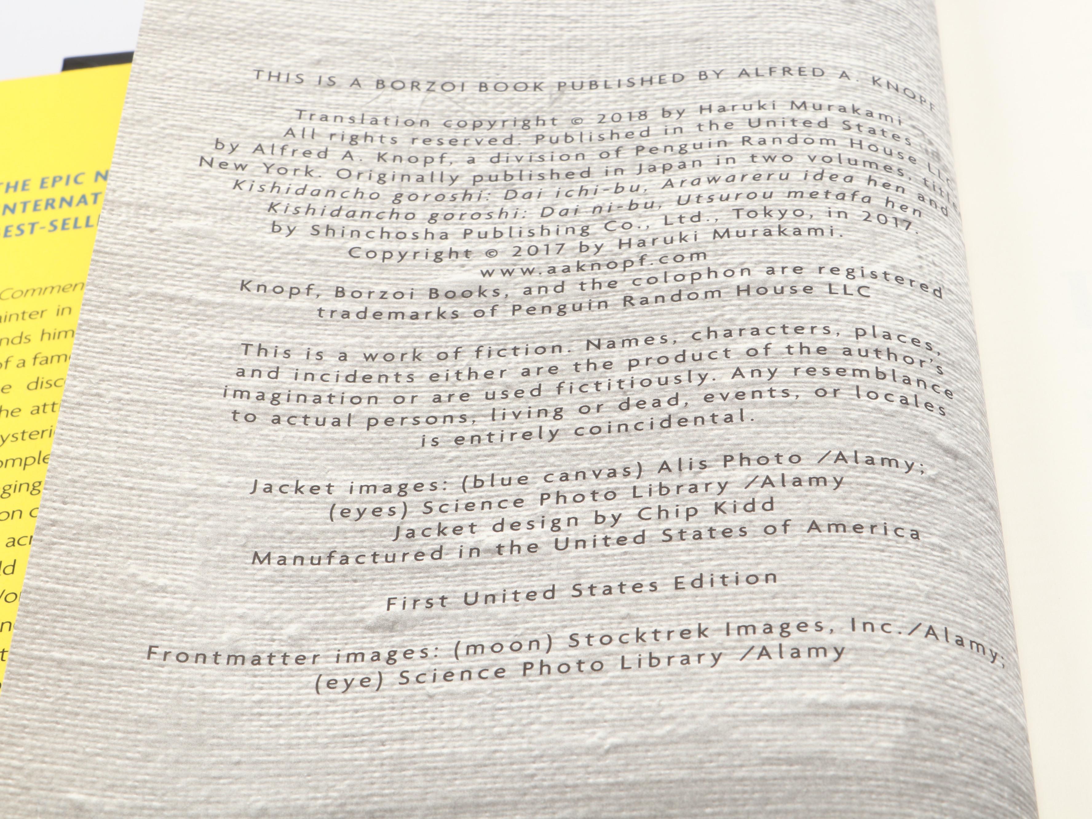 First Edition Haruki Murakami Books Including "The Wind-Up Bird Chronicle"