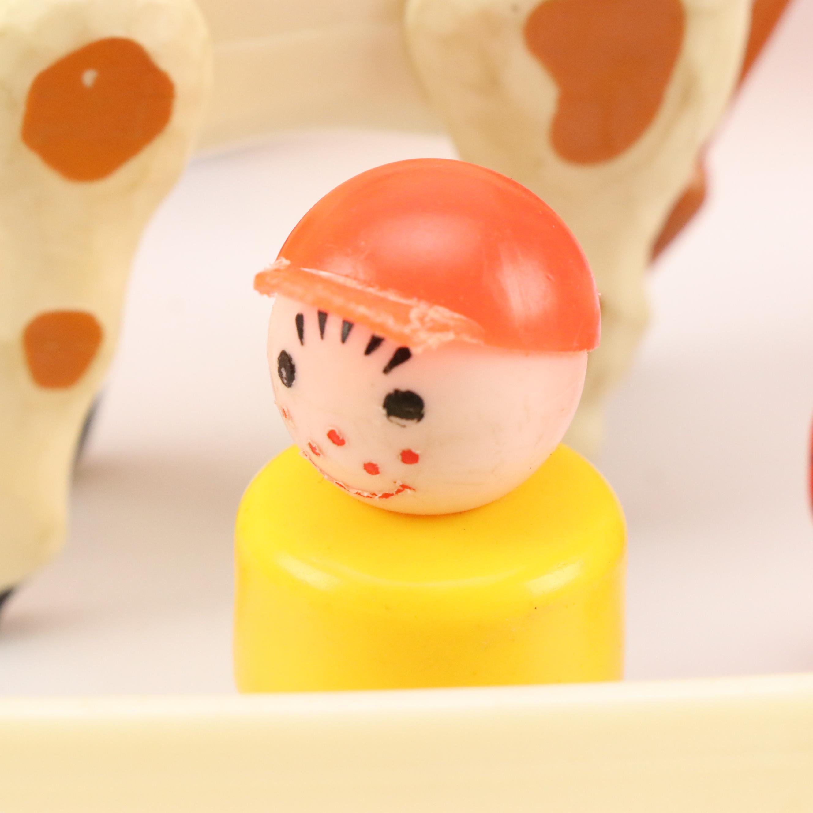 Fisher-Price Little People Toy Barn and Silo, 1967