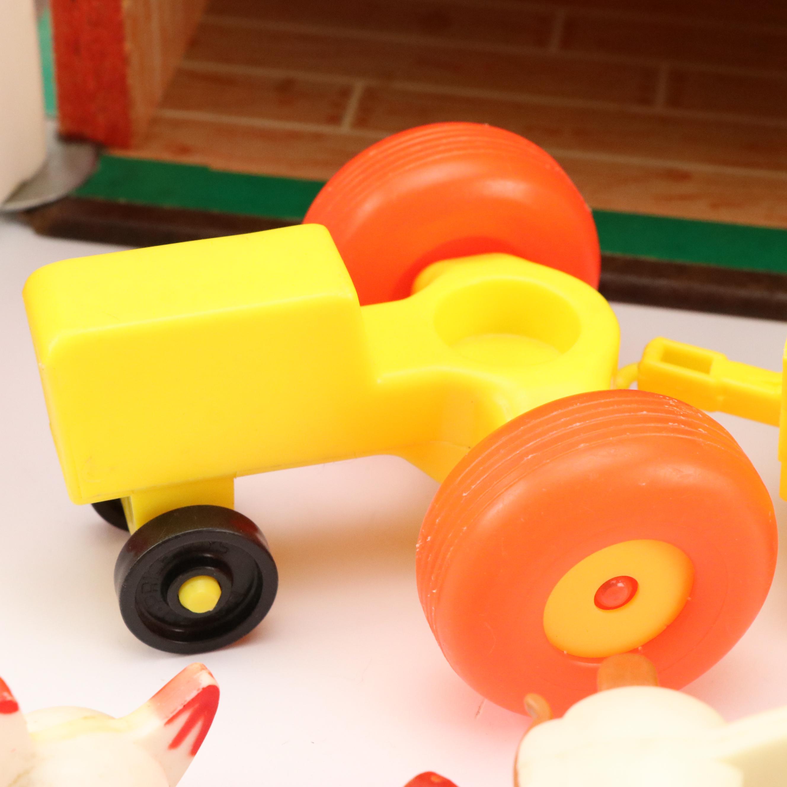 Fisher-Price Little People Toy Barn and Silo, 1967