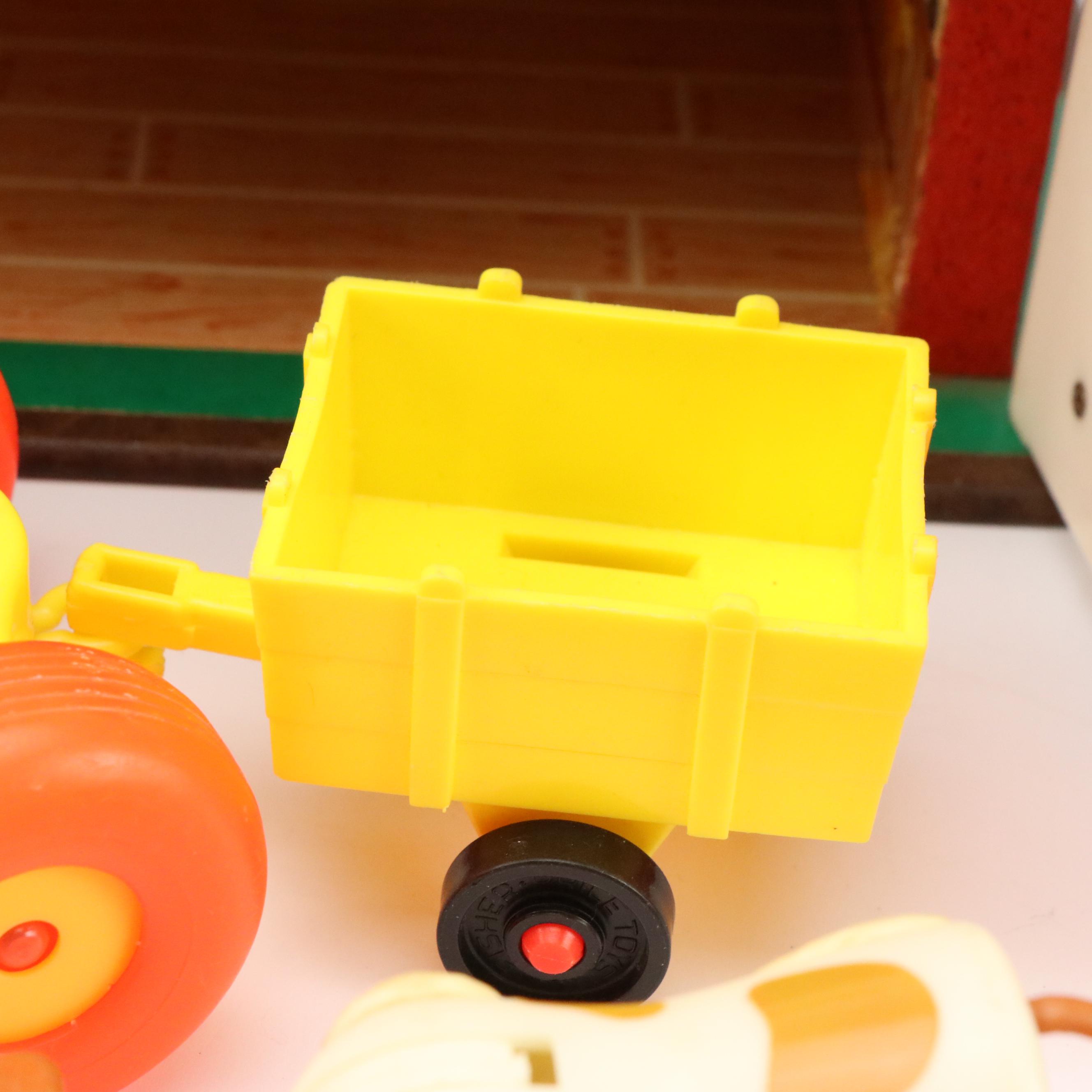 Fisher-Price Little People Toy Barn and Silo, 1967