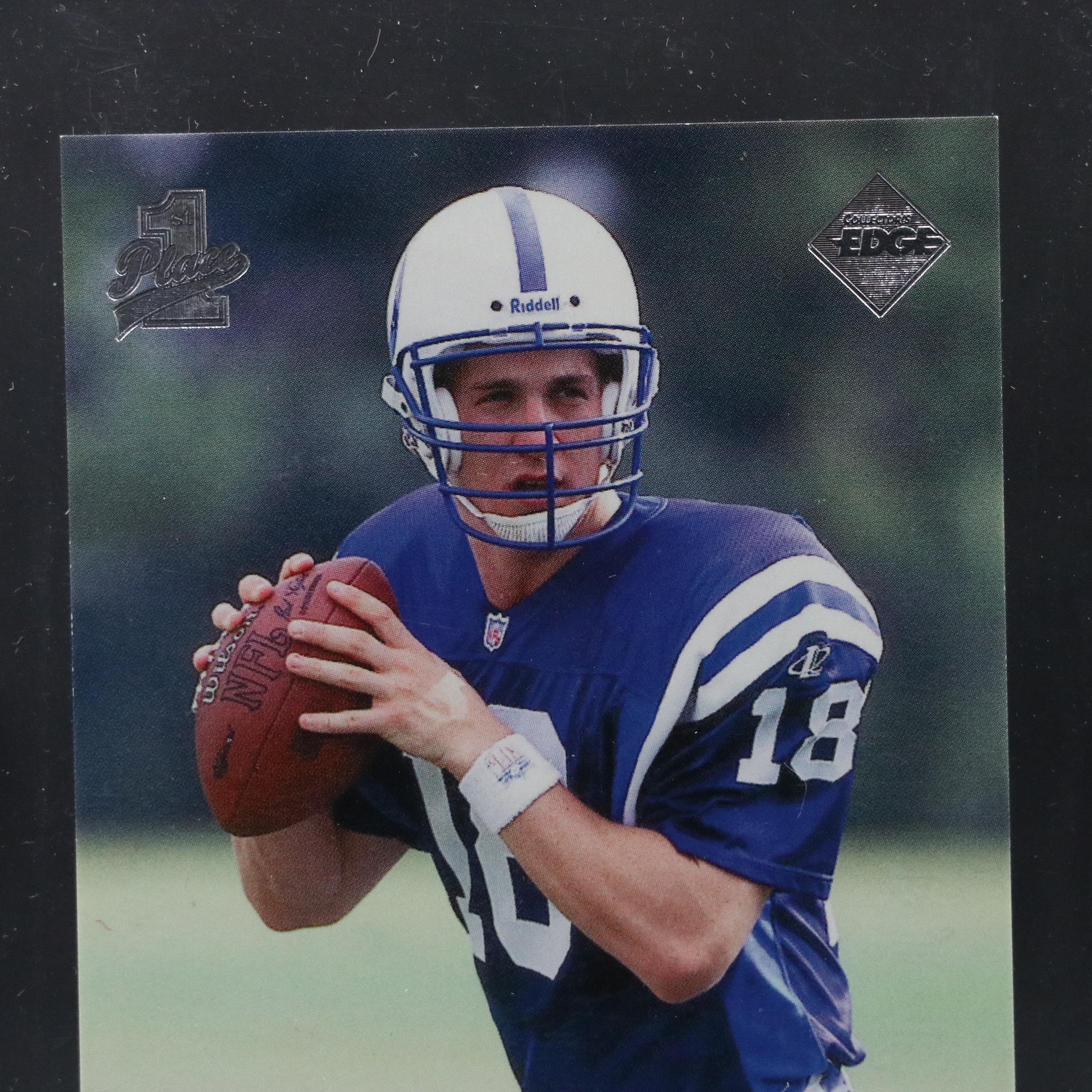 1998 Collector’s Edge 1st Place Peyton Manning Rookie Football Card