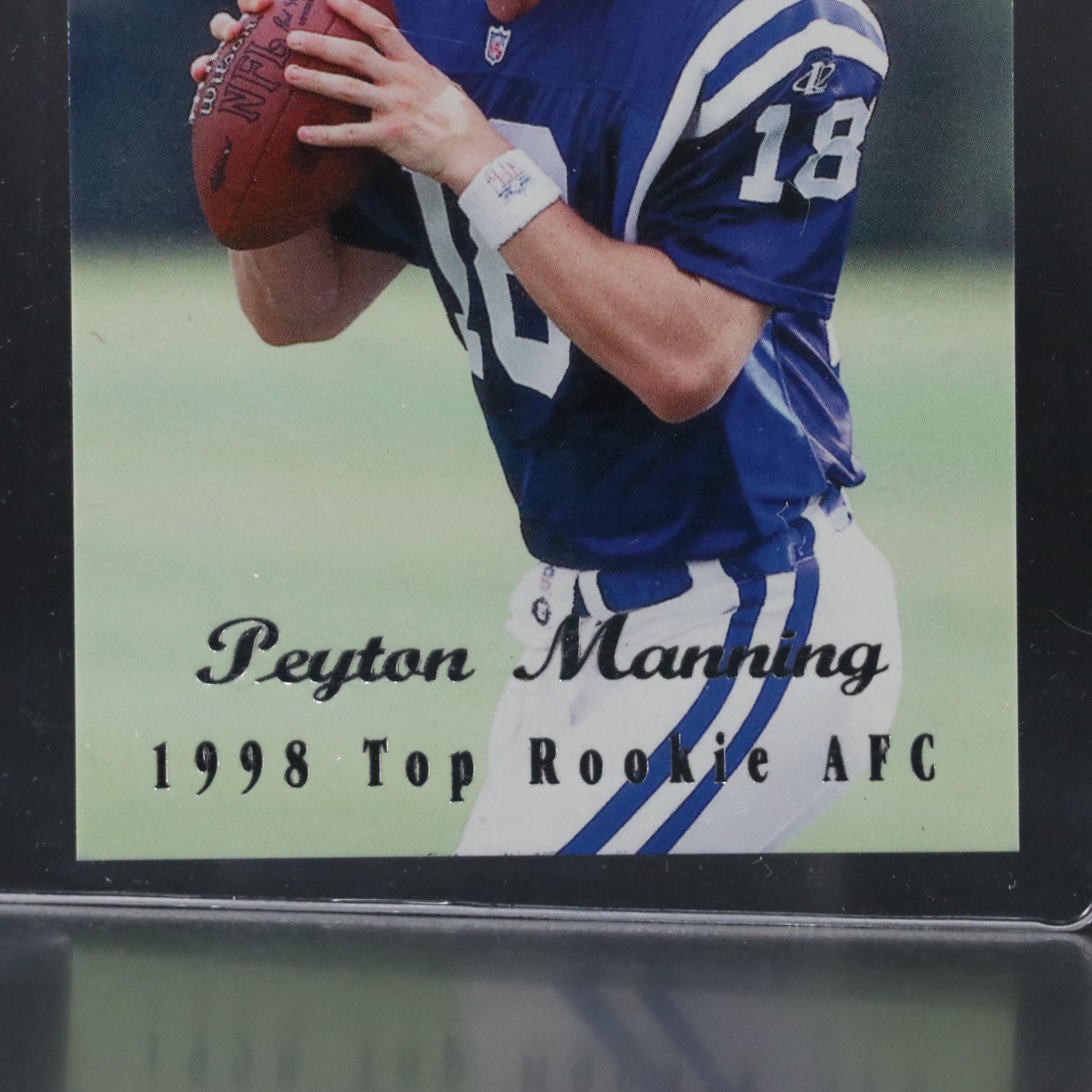 1998 Collector’s Edge 1st Place Peyton Manning Rookie Football Card