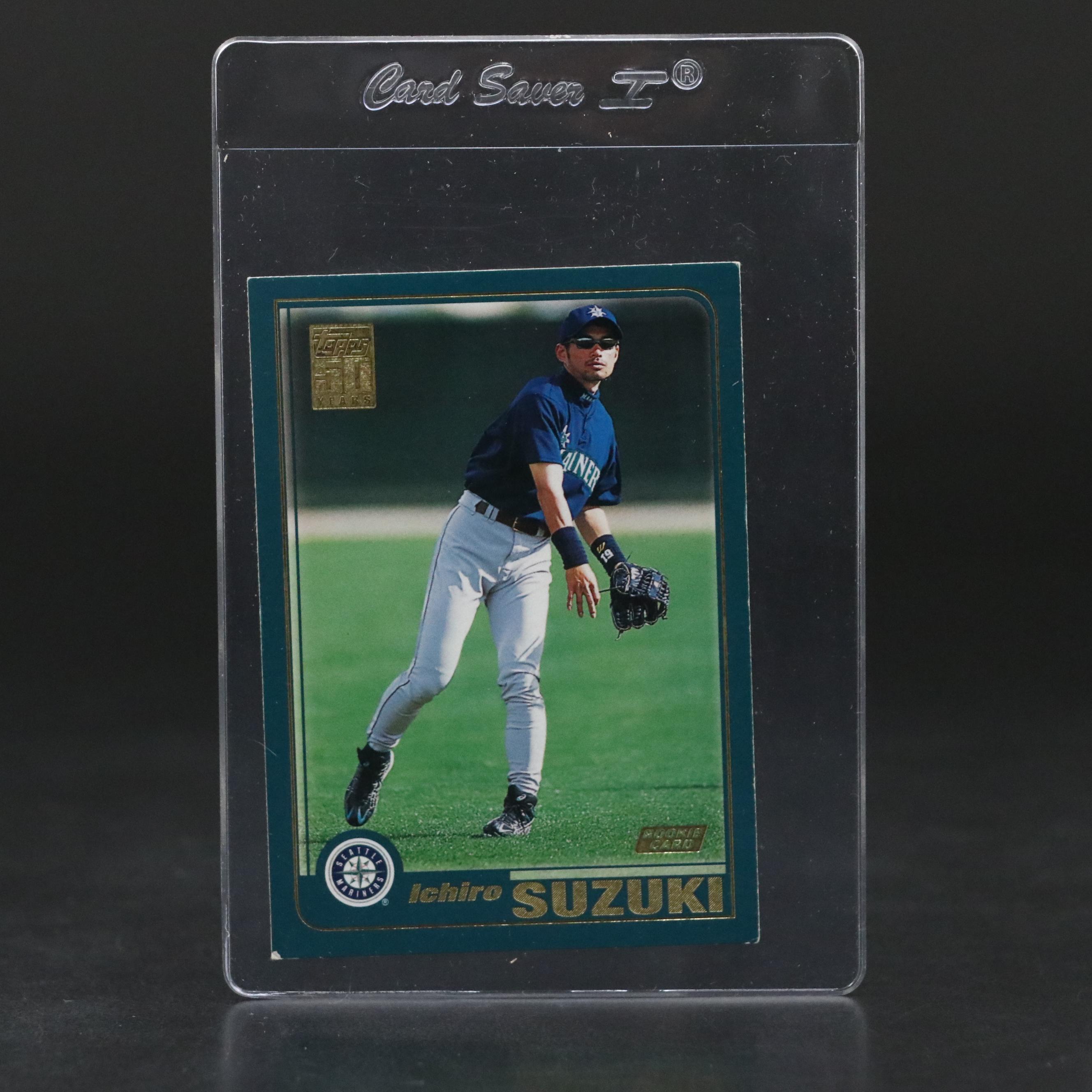 2001 Topps Ichiro Suzuki Seattle Mariners Rookie Baseball Card