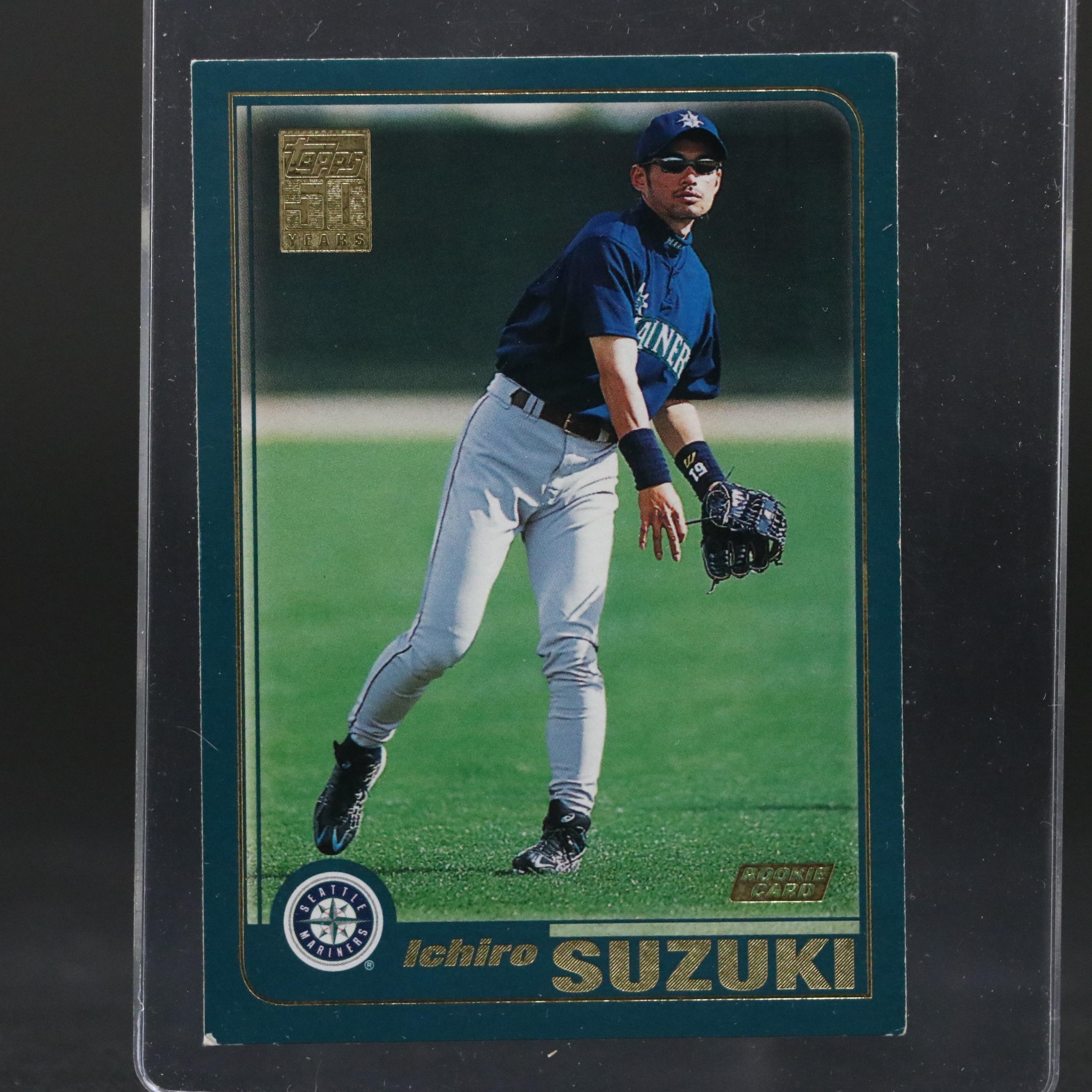 2001 Topps Ichiro Suzuki Seattle Mariners Rookie Baseball Card