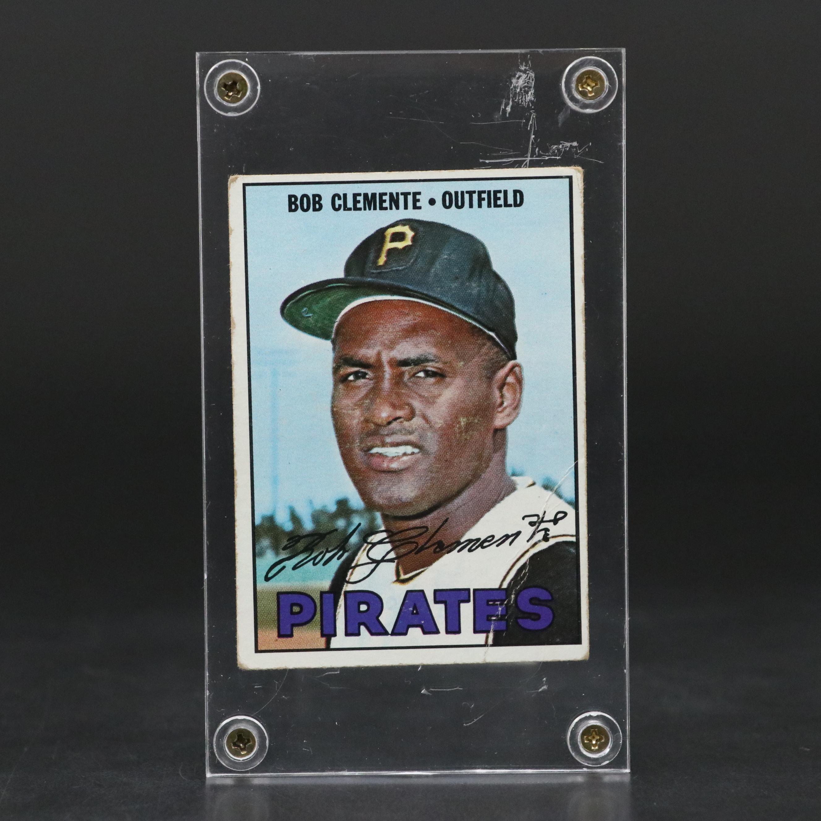 1967 Topps Roberto Clemente Pittsburgh Pirates Baseball Card