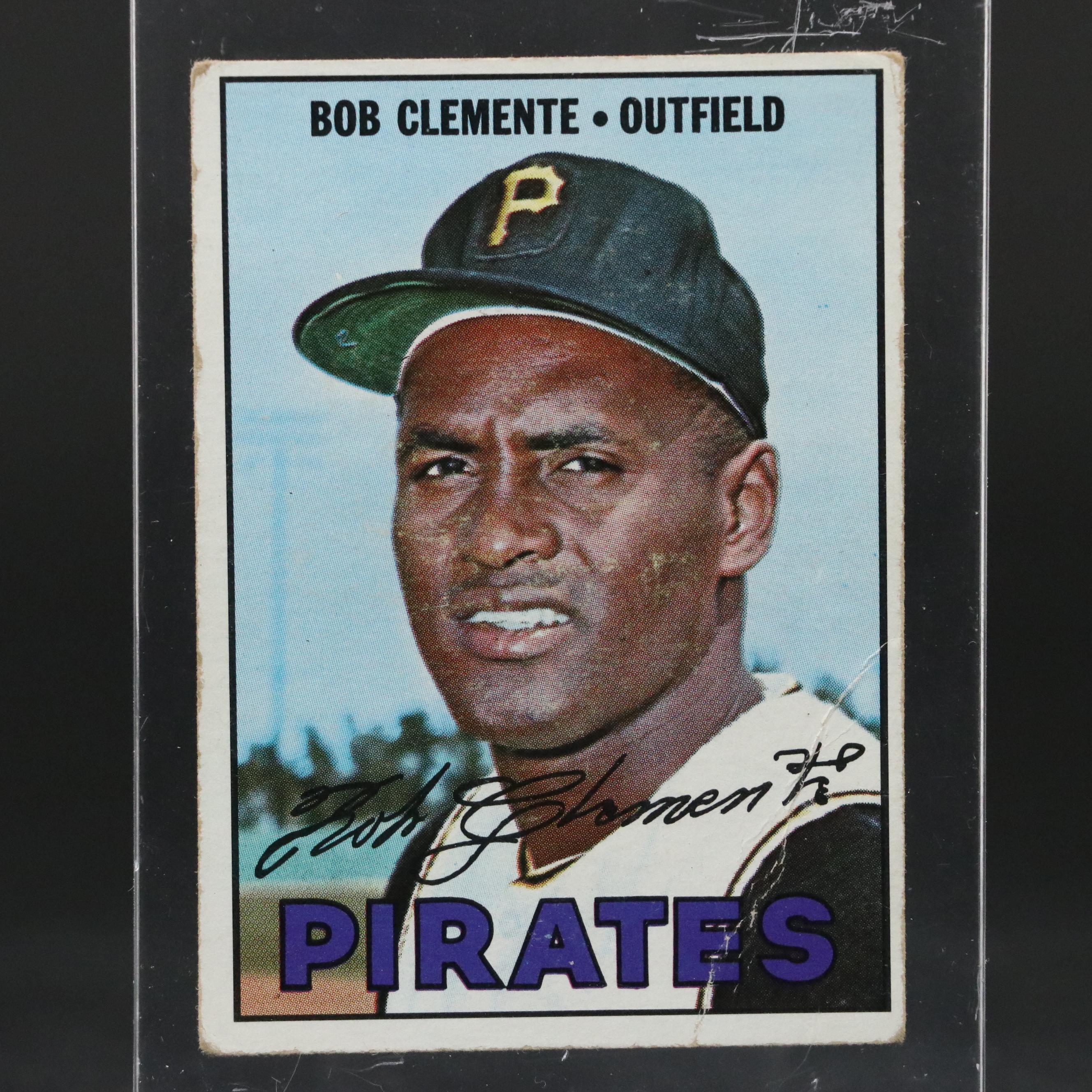 1967 Topps Roberto Clemente Pittsburgh Pirates Baseball Card