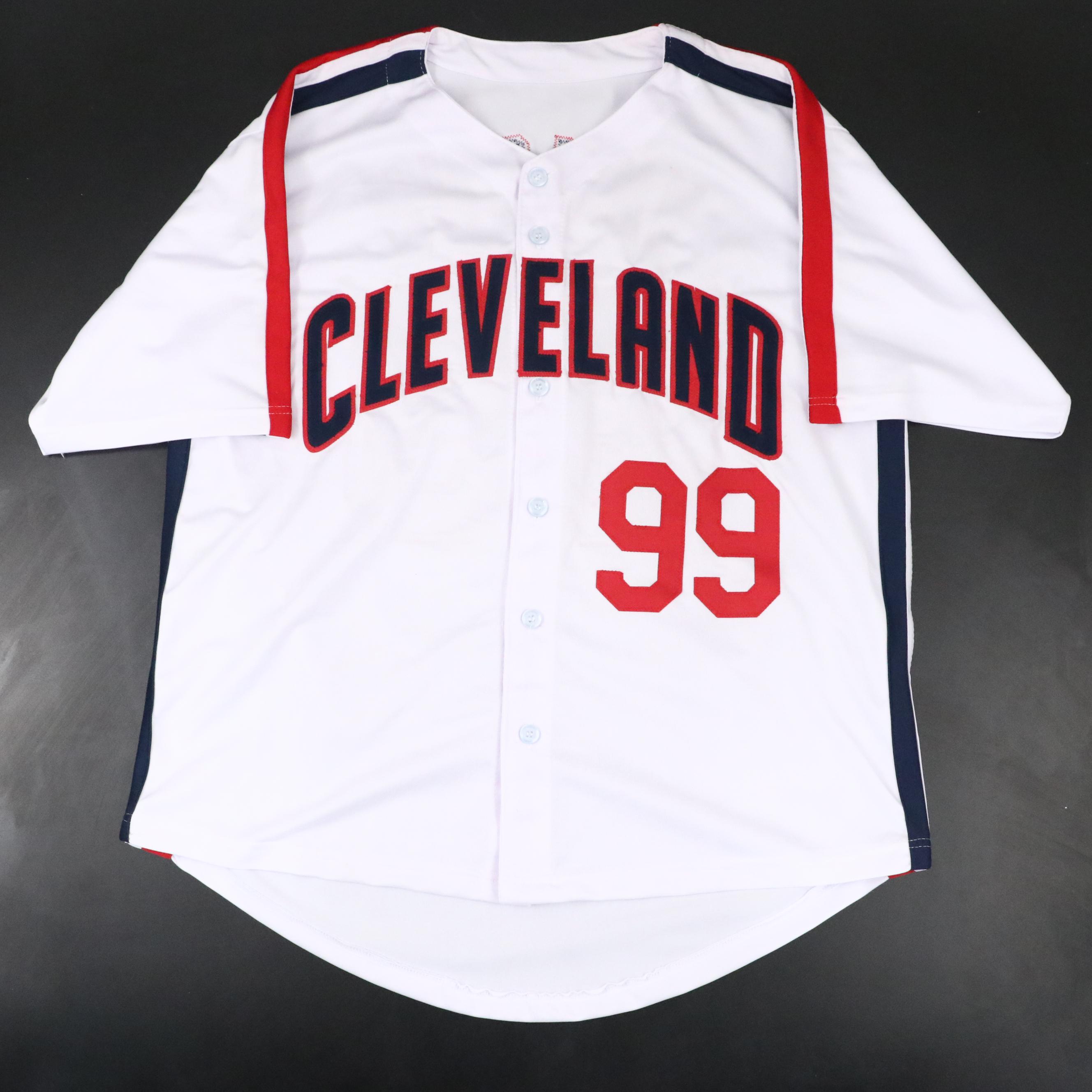 Charlie Sheen Signed Ricky Vaughn "Major League" Baseball Jersey, Beckett