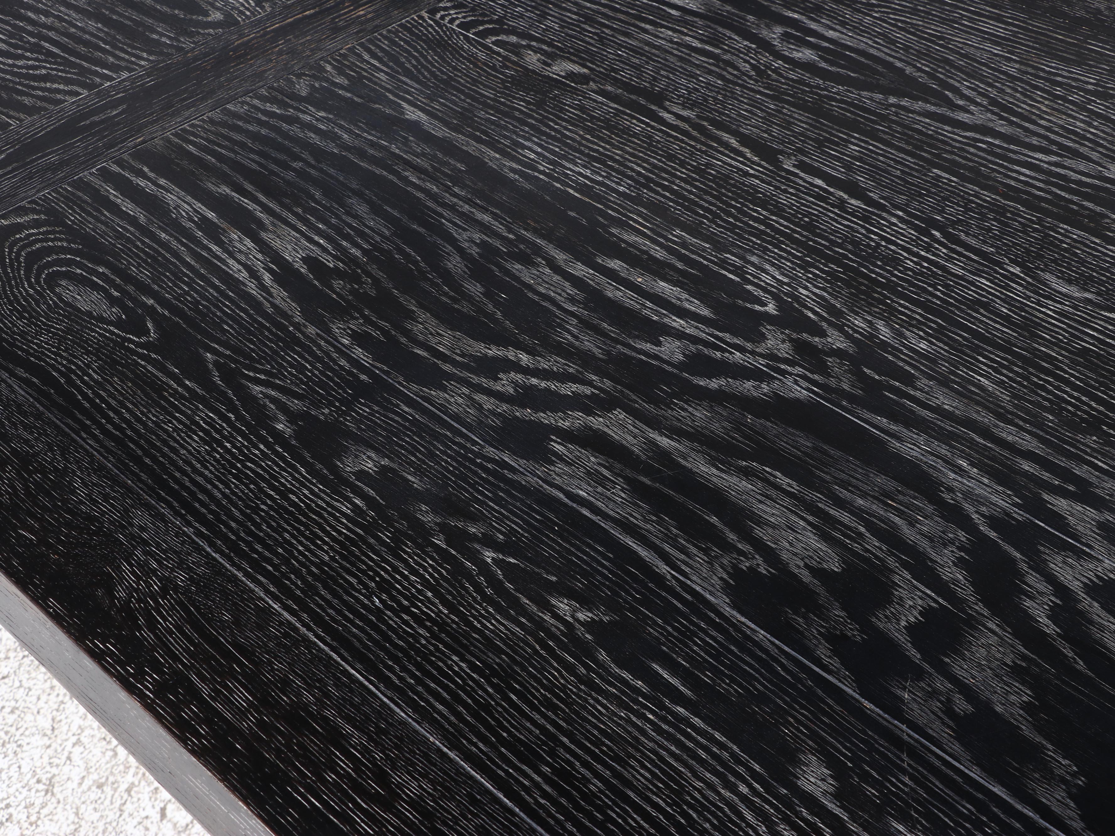 Contemporary Wooden Trestle Table