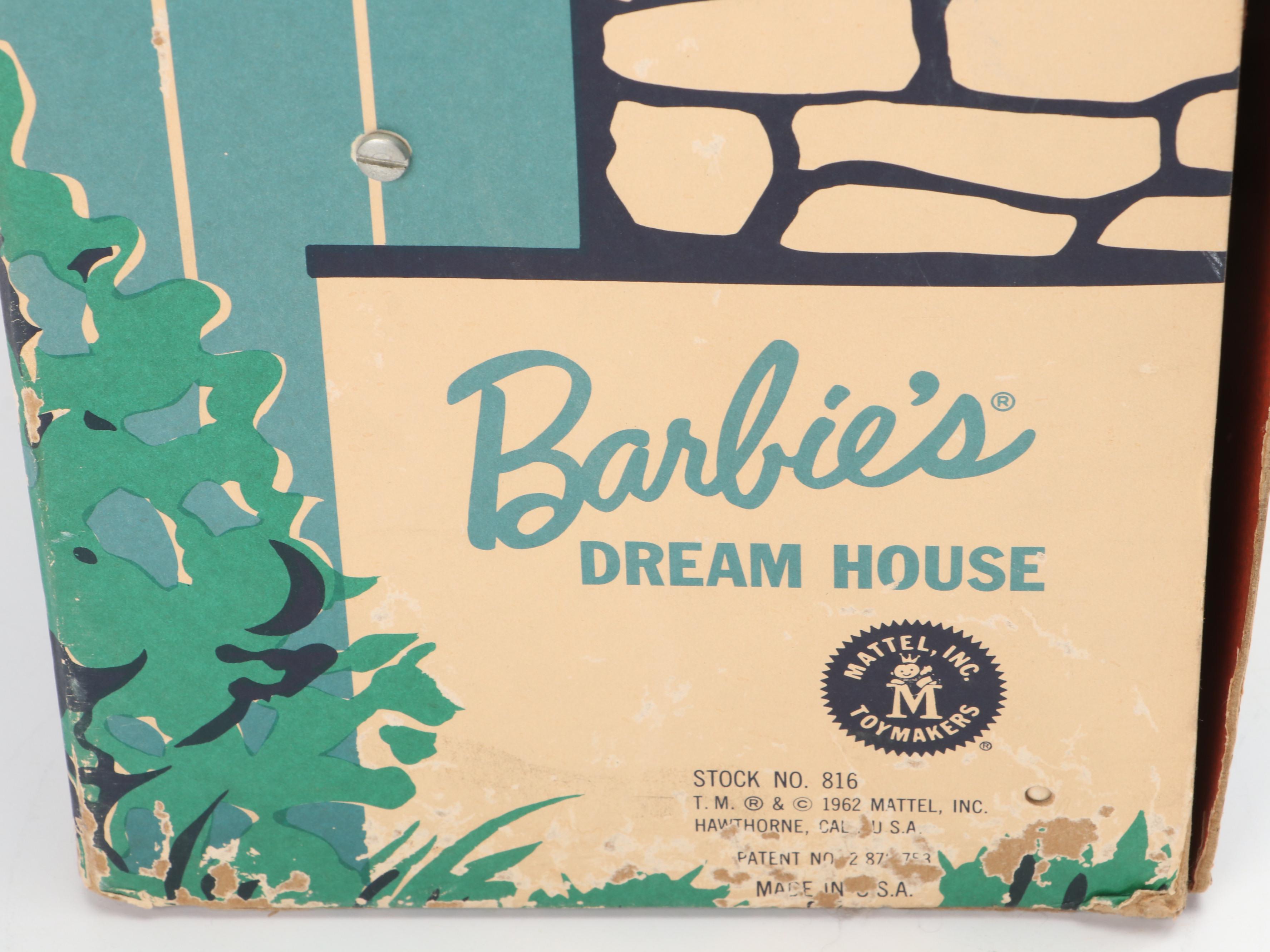 Mattel "Barbie's Dream House" Portable Doll House, 1962