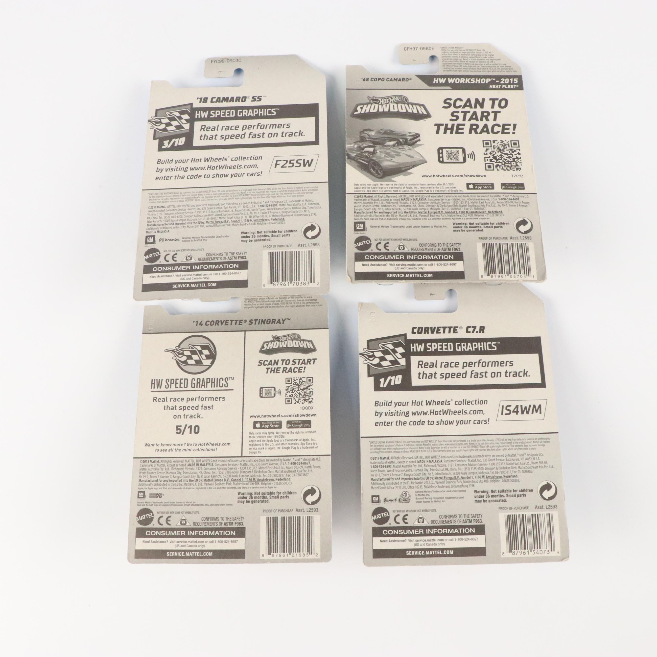 Hot Wheels "Corvette C7.R," "Corvette Grand Sport Roadster" and More Toy Cars