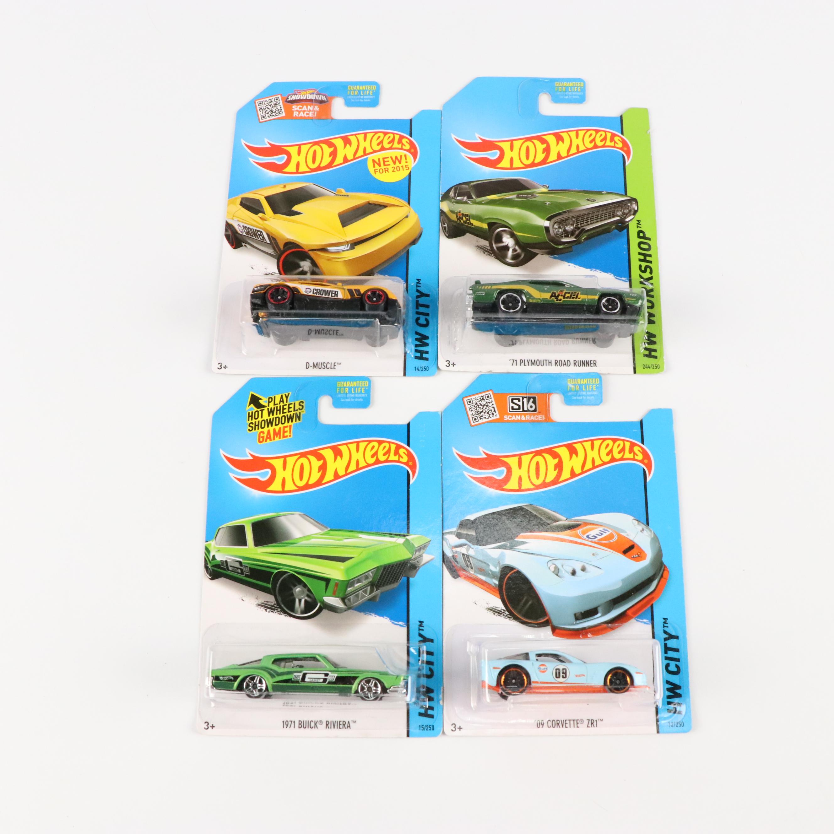 Hot Wheels "Corvette C7.R," "Corvette Grand Sport Roadster" and More Toy Cars