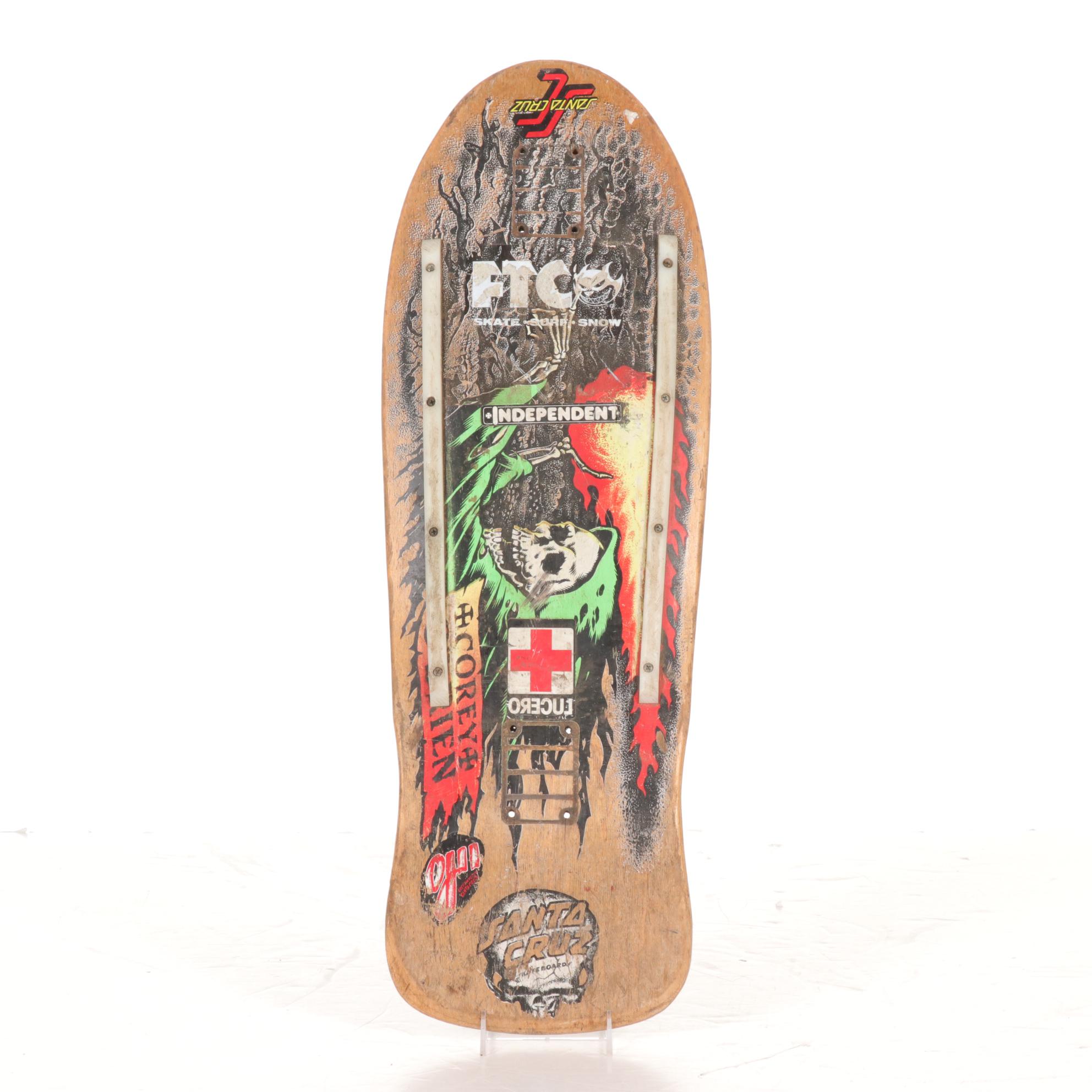 Santa Cruz Corey O'Brien Reaper 9.85" Skateboard Deck