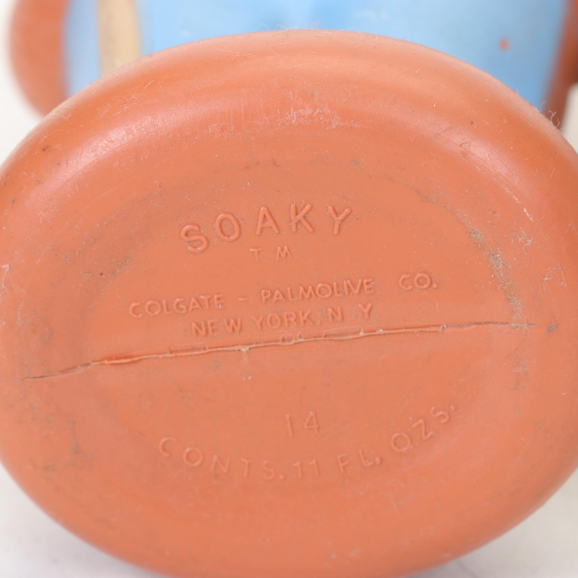 Soaky Collection of Cartoon Bubble Bath Bottles Featuring "Smokey Bear"